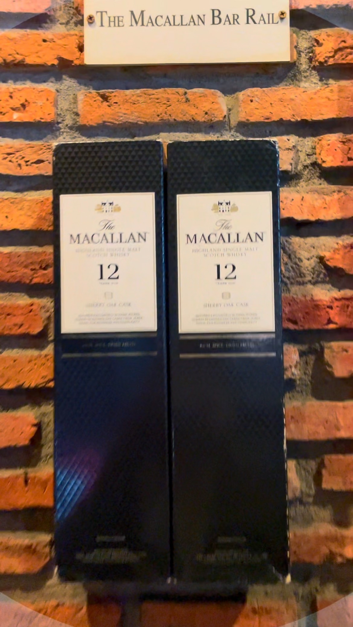 WELCOME TO THE MACALLAN BAR RAIL ⭐️⭐️⭐️⭐️⭐️ #macallan #bar #sukumvit39...