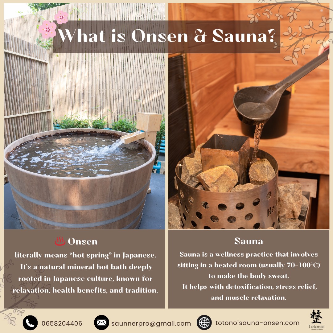 🌿 What is Onsen & Sauna? Onsen is a hot...