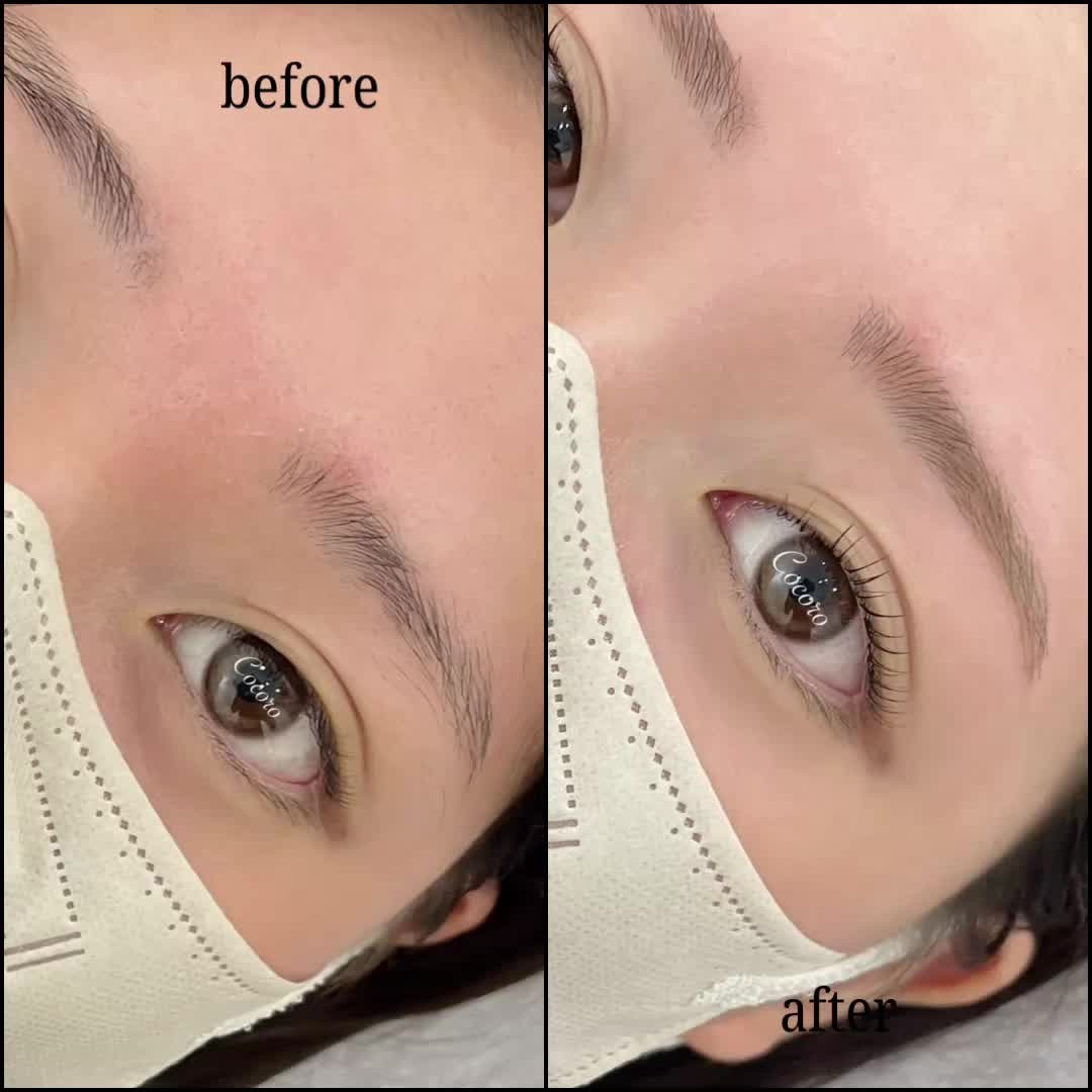 眉とまつげのご案内です🧚🏻‍♀️ 眉はシャープなデザインでキリッと感を！ 余分な毛を適切に間引くことで、自然な濃さと立体感が生まれます✨ そして、まつげパーマで魅力をプラス🎢 まつげは自然な丸みのあるデザインで、お目元を優しく引き立てる仕上がりに👀 ぜひ一度ご相談ください！お待ちしております☺️ Eyebrow and eyelash information...