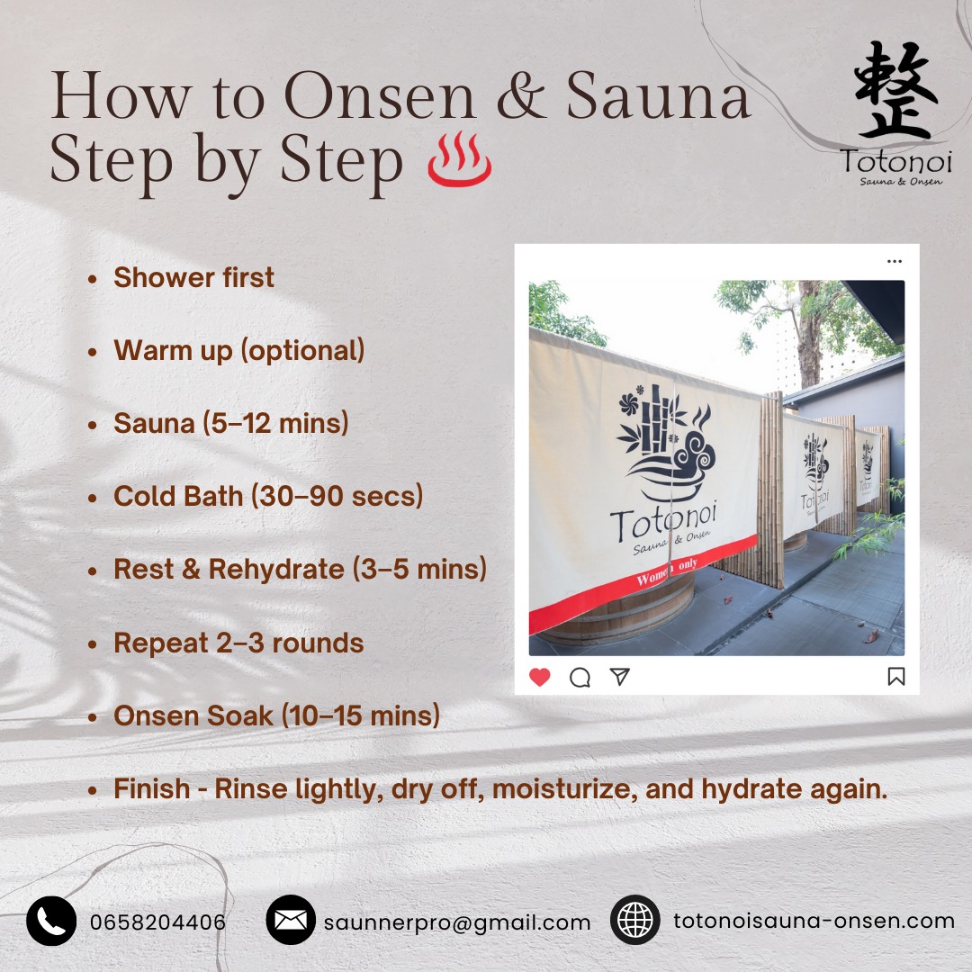 How to Onsen & Sauna — Step by Step Shower...