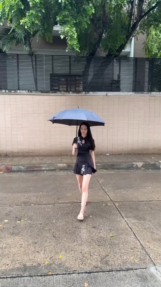On a day when it was raining heavily and a...