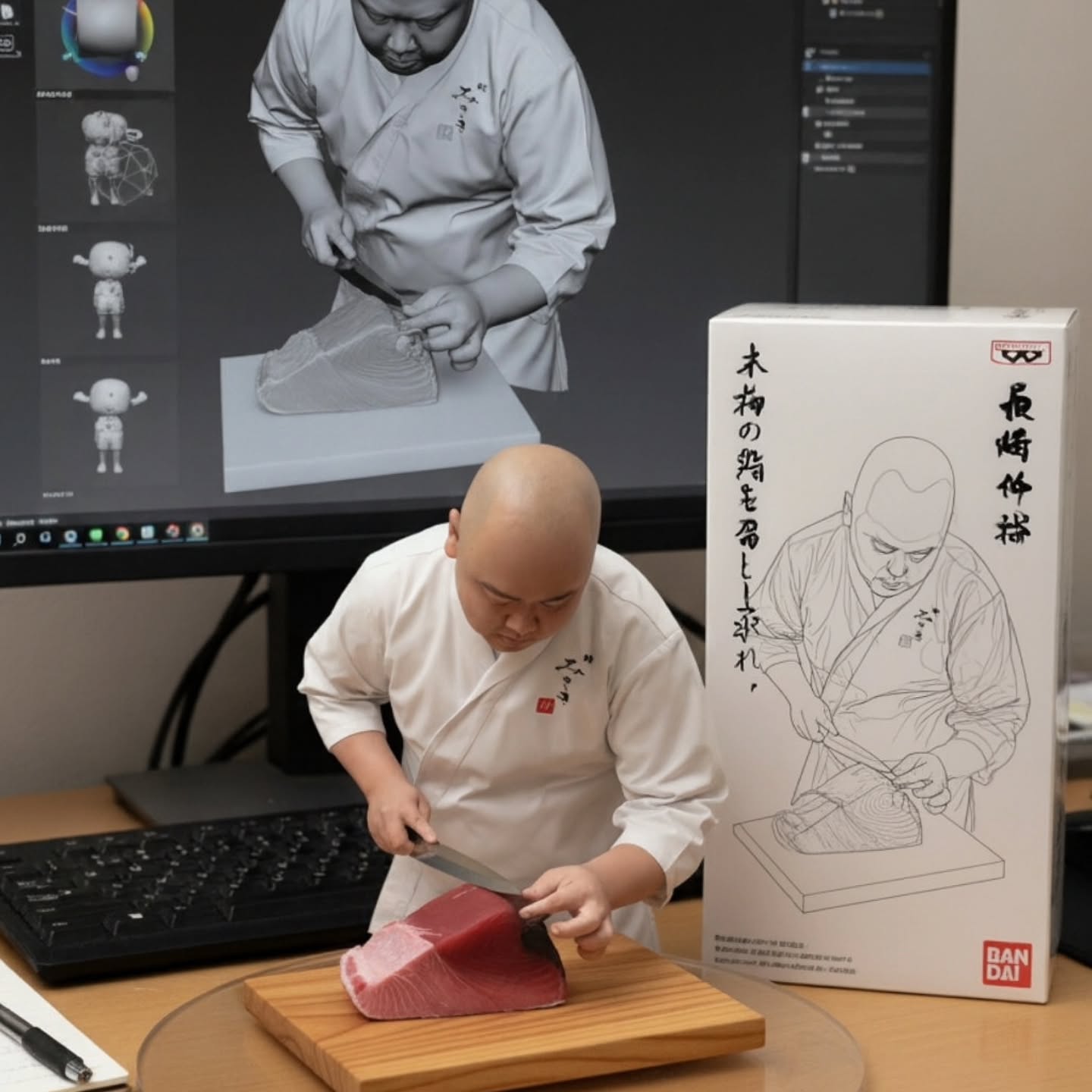 【※当店ではフィギュアではなく本物の日本人シェフが鮨を提供しております※】 ちょっと流行りに乗りましたが……!! 当店では画像でもAIでも伝わらない リアルな美味しいお鮨をご提供しております！ 見た目は美しいのはもちろんのこと 季節の食材を丁寧に仕込み お客様の素敵なお時間を更に素晴らしいものに 出来るようスタッフ一同精進しております……!! 今の時期は【筋子】や【秋刀魚】など 秋の味覚が盛りだくさん……!!...