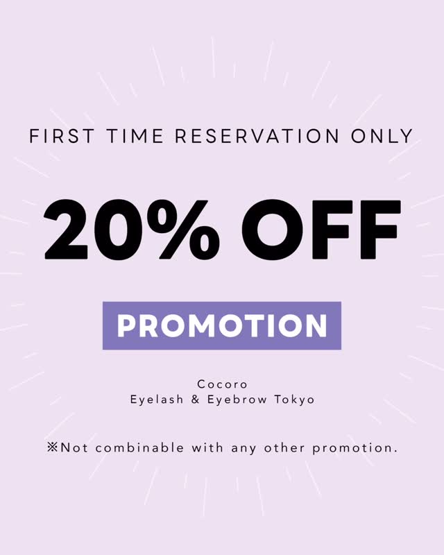 [Cocoro EYELASH & EYEBROW] 💌Enjoy 20% off your first appointment!...