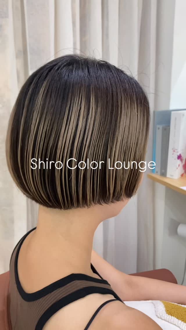 Mini bob cut ✂︎ by Shiro . . . 🇯🇵...