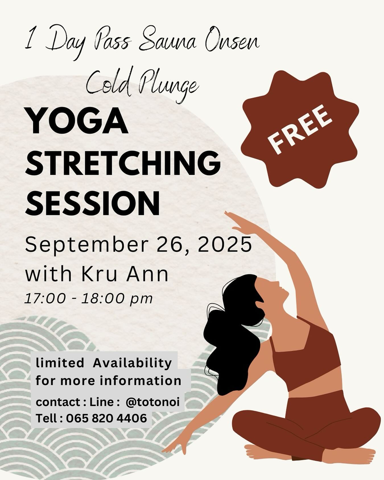 ✨ FREE Yoga Stretching Session ✨ Join us for a...