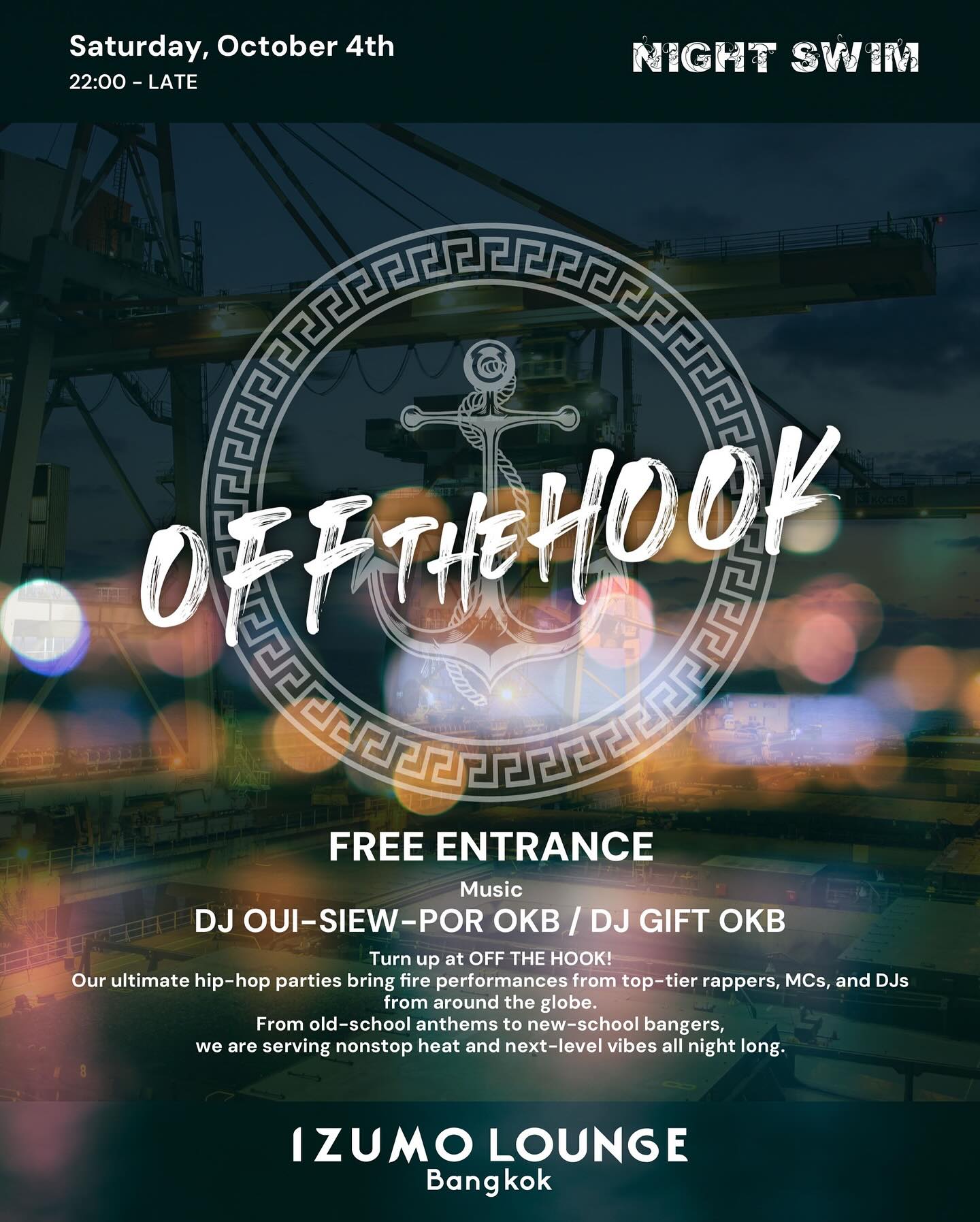 🚨 NIGHT SWIM X OFF THE HOOK🚨 Our biggest hip-hop...