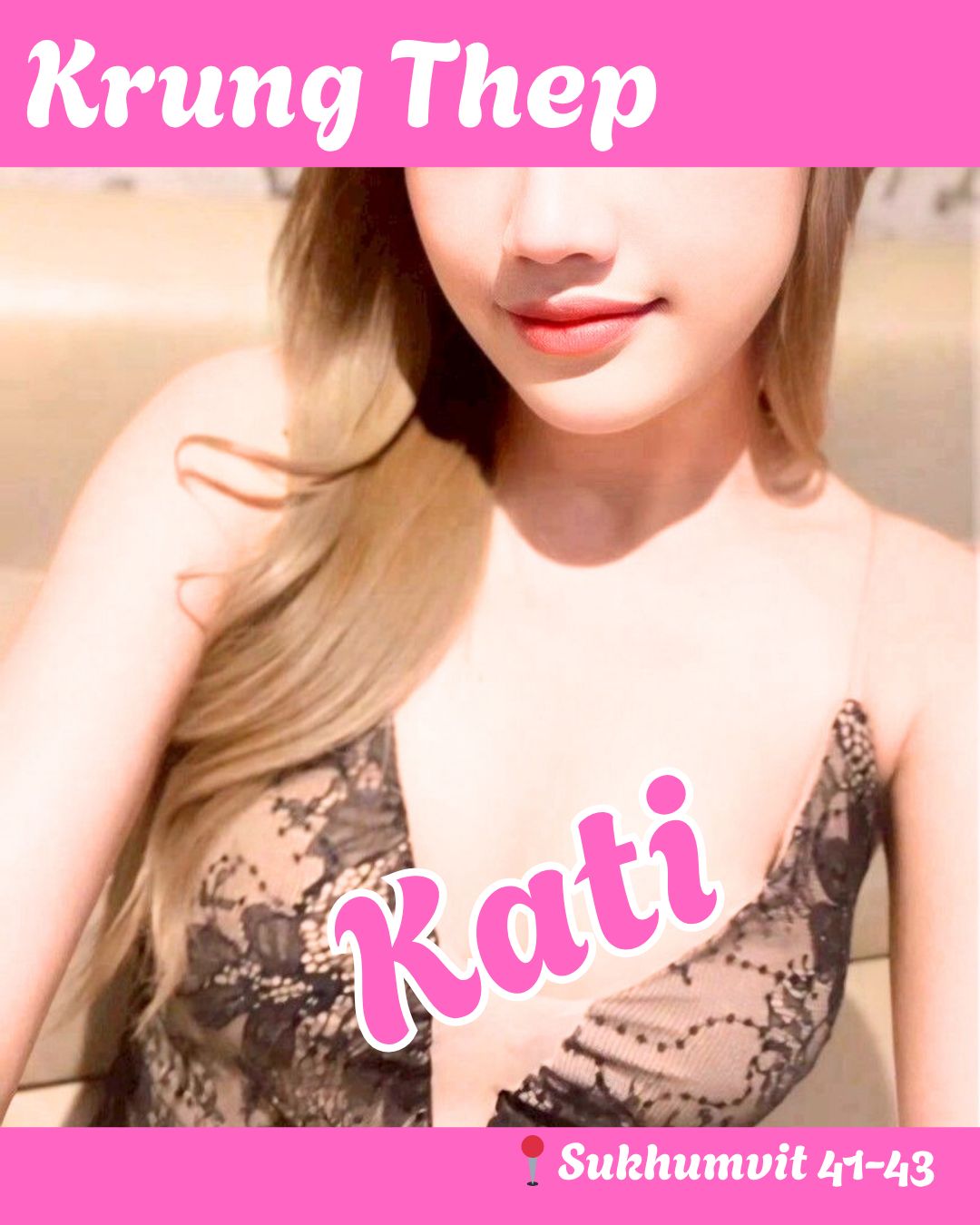 今日の紹介はKatiちゃん🖤
普段は少しクール。
でも、ふと見せる笑顔がとにかく可愛い。
そのギャップに惹かれる人、続出中💋

Today’s spotlight is Kati 🖤
Cool and calm most of the time,
but when she smiles… it’s unforgettable 💋
That rare smile might just make your night.

#バンコク
#プロンポン
#クルンテープ
#バンコク駐在
#バンコクナイト
#バンコクカラオケ
#バンコクスナック
#日本語OK
#BangkokNightlife
#PhromPhong
#バンコク飲み
#クールビューティー
#ギャップ萌え