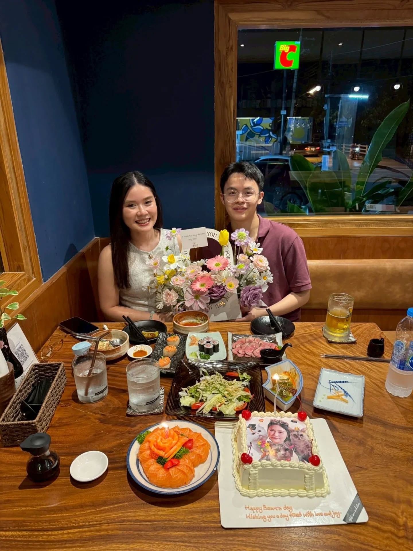 HBD คุณลูกค้าค่าาาาา ขอบคุณที่ให้เราร่วมเป็นส่วนนึงของวันเกิดในปีนี้นะคะ 🎂✨🎉

Promotion 📣 📣 อย่าลืมชวนเพื่อน ครอบครัว และคนรู้ใจ 💖🥰 มาฉลองวันเกิดที่ร้าน @enkhonkaen  เพียงแค่เกิดเดือนตุลาคม ฟรี❗ Salmon Cake 490.- ทันทีไม่มีขั้นต่ำ 🤩🥳 และหากลูกค้ามาครบ 10 ท่าน ลดเพิ่มไปอีก 10% คุ้มมากกกกกกกกก🍻