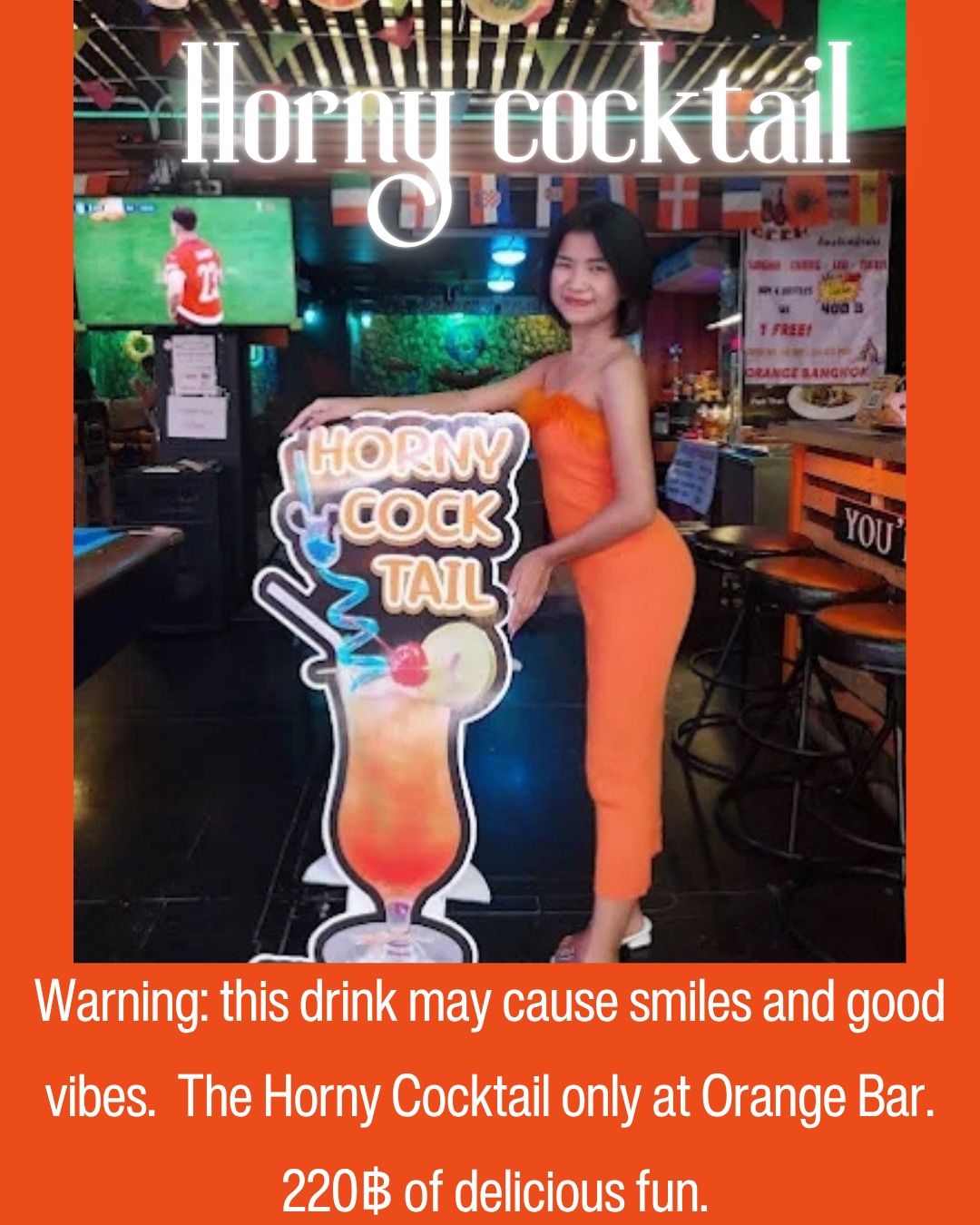 Why wait for the weekend?
The party spirit’s already alive at Orange Bar! Come for the laughs, stay for the vibe 🔥🍊

ไม่ต้องรอถึงวันศุกร์!
บรรยากาศปาร์ตี้เริ่มแล้วที่ Orange Bar! มาเฮฮาและสนุกไปด้วยกัน 🔥🍊

#OrangeBarBKK #Sukhumvit11 #BangkokNights #MidweekVibes #FunInBangkok #ChillAndPlay #BangkokLife