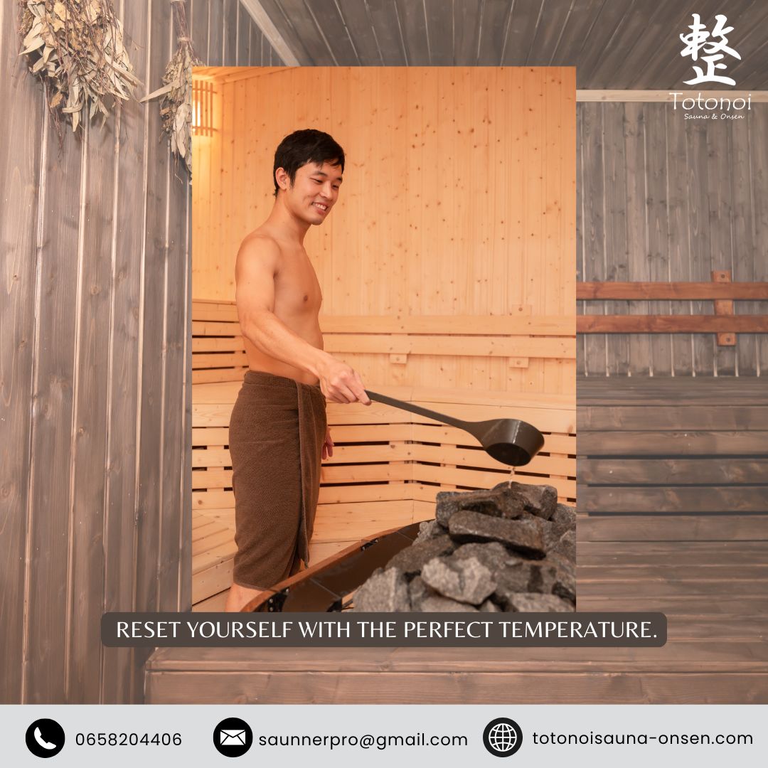 Reset yourself with the perfect temperature.
Feel the balance — warm onsen, soothing sauna, and an icy awakening.