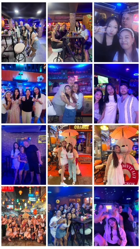 Thursday doesn’t have to be boring! Join us at Orange Bar for good times, laughs, and the energy you need to slide into the weekend! 🍊

วันพฤหัสไม่จำเป็นต้องน่าเบื่อ! มาสนุกกับเราได้ที่ Orange Bar เต็มไปด้วยรอยยิ้มและพลังบวกก่อนถึงวันหยุดสุดสัปดาห์! 🍊
#OrangeBar #BangkokNights #Sukhumvit11 #GoodVibesOnly #FunInBangkok