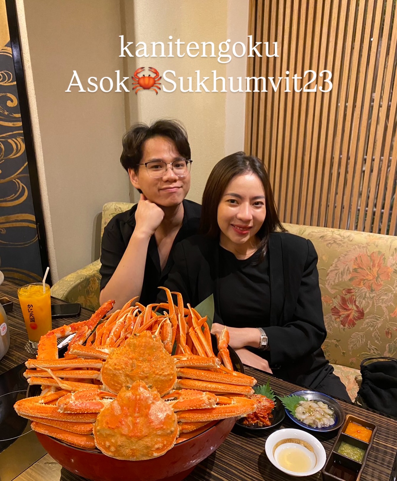 ลูกค้าที่น่ารักกับปูซูไวสดใหม่ตัวใหญ่🦀
ขอบคุณมากค่ะที่แวะมาอุดหนุน✨️

📍kanitengoku Asok Sukhumvit23