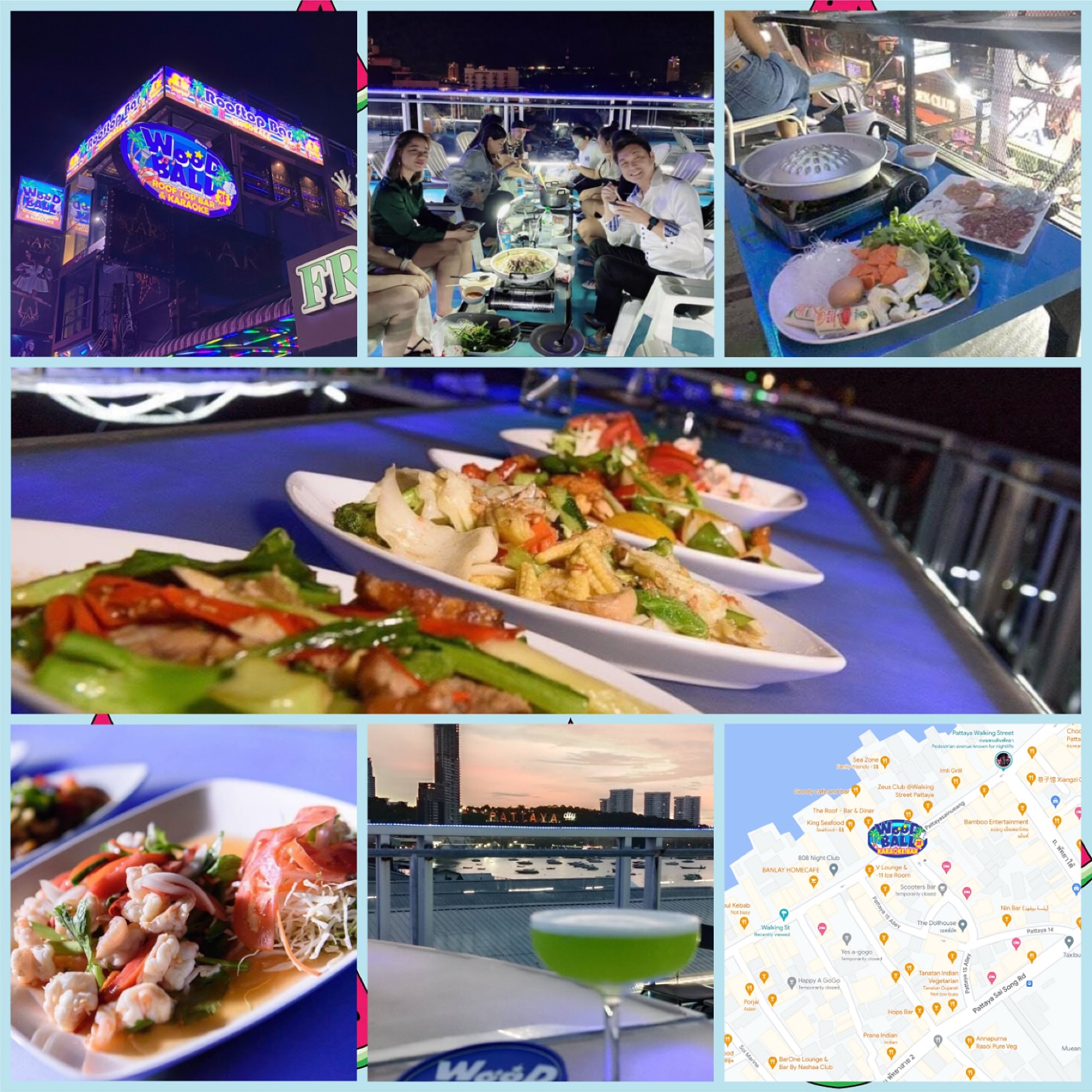 Dinner plans tonight? Here’s an idea! Did you know you can enjoy delicious Mu Kratha with your friends on the rooftop of Woodball Pattaya!? Contact us for reservations. You will definitely enjoy this fine delicacy while enjoying the beautiful view. Our bar is right across Fahrenheit.

Phone: 03-313-2288 (6:00 PM–4:00 AM, English/Thai/Japanese) or LINE: @WoodballPattaya