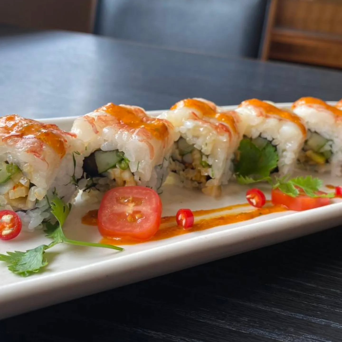 New🔥 Ebi Tomyam Roll 350.- 🌶️ เมนูจากเชฟเชียงใหม่ของเราพร้อมเสริฟ์ให้ชาวขอนแก่นได้ลิ้มลองกันแล้วค้าาาาาา 📍En Khonkaen 🥳✨

🕐Open Tue ~ Sun 15.00~23.00
❌Close Monday
☎️Tel. 0814231527
📌 Mini BigC Srimarat 26

#khonkaen
#KhonkaenEats
#khonkaenfood 
#JapaneseCuisine 
#japanesefood 
#reviewkhonkaen 
#izakaya 
#izakayakhonkaen