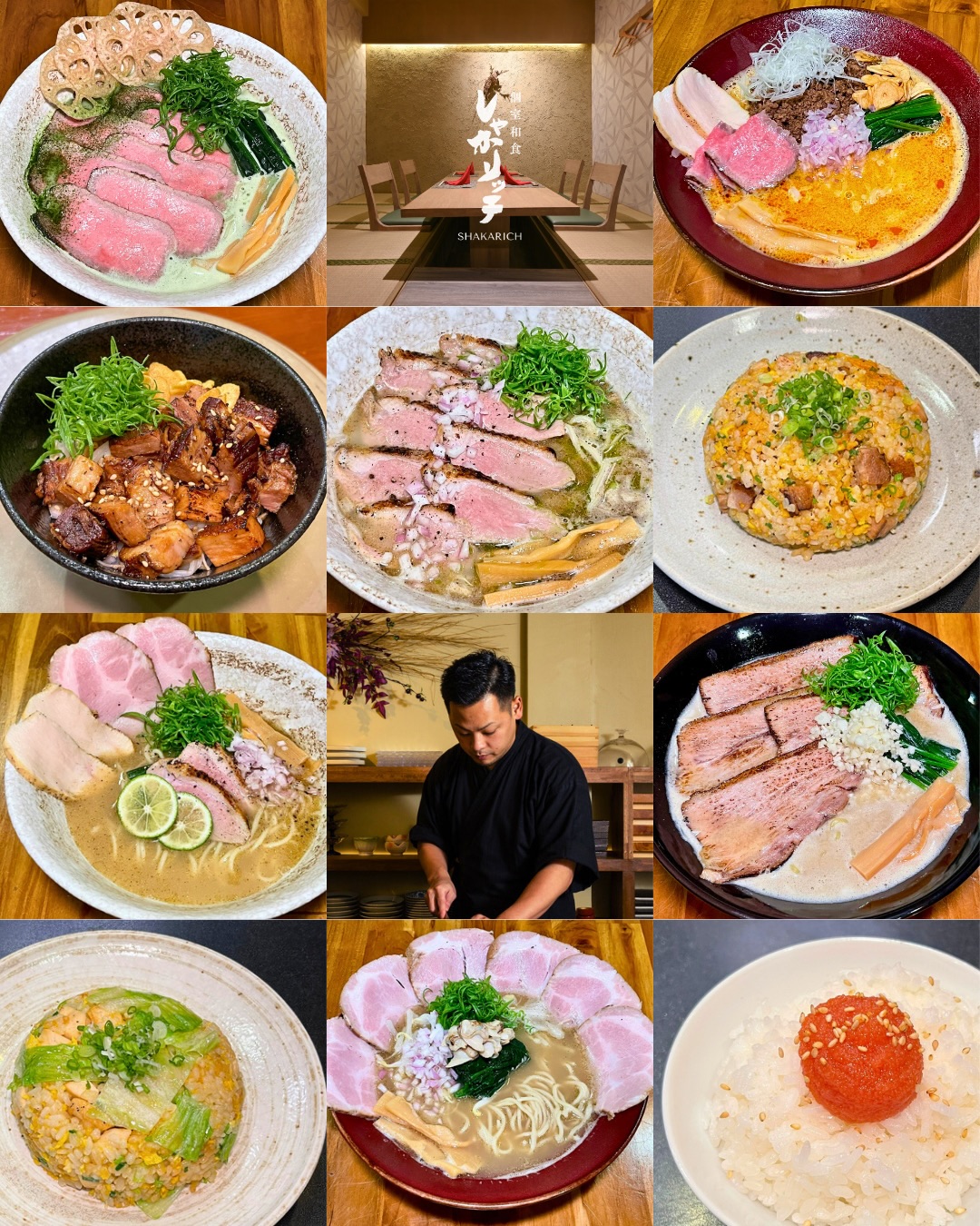 Must Try🥢
🍜ราเมนชั้นเลิศ ฝีมือเชฟญี่ปุ่น
น้ำซุปดาชิที่เคี่ยวอย่างพิถีพิถัน พร้อมกลิ่นหอมชวนทาน ชูรสชาติของวัตถุดิบได้อย่างเต็มที่

หมูชาชูปรุงด้วยความร้อนต่ำเป็นพิเศษ นุ่มละลายในปากและรสชาติเต็มอิ่มในทุกคำ

ช่วงกลางวัน สามารถเลือกชุด มินิราเมนและมินิข้าวผัด ตามชอบในราคาพิเศษได้

🍜The ultimate ramen, crafted with the skill of Japanese chefs.
Our carefully prepared dashi and fragrant soup bring out the full flavor of the ingredients.

The special low-temperature cooked chashu is tender and releases rich flavors with every bite.

During lunch, you can enjoy a special set menu where you can freely combine mini ramen and mini fried rice.

🍜和食料理人の技が光る、至極のラーメン。
丁寧に引いた出汁と香り豊かなスープが、素材の旨みを最大限に引き出した一杯です。

特製の低温調理チャーシューは、柔らかく、噛むほどに旨みが広がります。

ランチタイムは、ミニラーメンやミニチャーハンを自由に組み合わせられるお得なランチセットもご用意しております。

-*-*-*-*-*-*-*-*-*-*-*-*-*-*-
📝 For reservations and inquiries,
contact us on LINE!
＠shakarich
*-*-*-*-*-*-*-*-*-*-*-*-*-*-*-*-

🍴SHAKARICH
📍Shilom Surawong
🕚11:00-Late
📞02-086-7898
🚪15 Private Rooms
(From 2P up to 20P)
🅿️Charn Issara Tower 1
🚄4 min walk from BTS Sala Deang
📱097-053-9928(Japanese)

📍Thonglor Soi 14
🕚11:00-late
📞02-045-4032
📱097-053-9928(Japanese)
🚪12 Private Rooms

#Shakarich #ShakarichThonglor #ShakarichSurawong #バンコクラーメン #BangkokRamen #ราเมนกรุงเทพ #ラーメン好き #RamenLovers #ランチセット#LunchSet#ramenlover#foodstagram