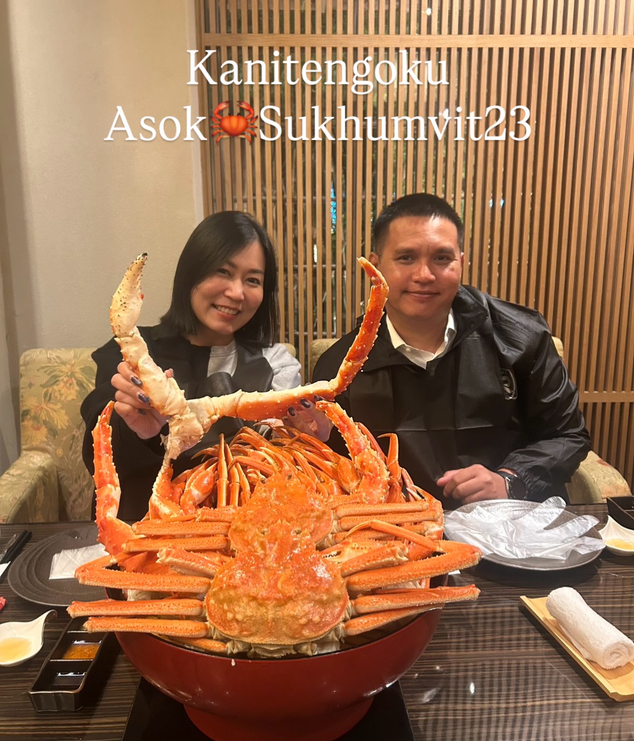 ご来店ありがとうございます🦀✨️
⁡
📞0800743032
LINE @080vecfn⁡
📍Kanitengoku Asok Sukhumvit23