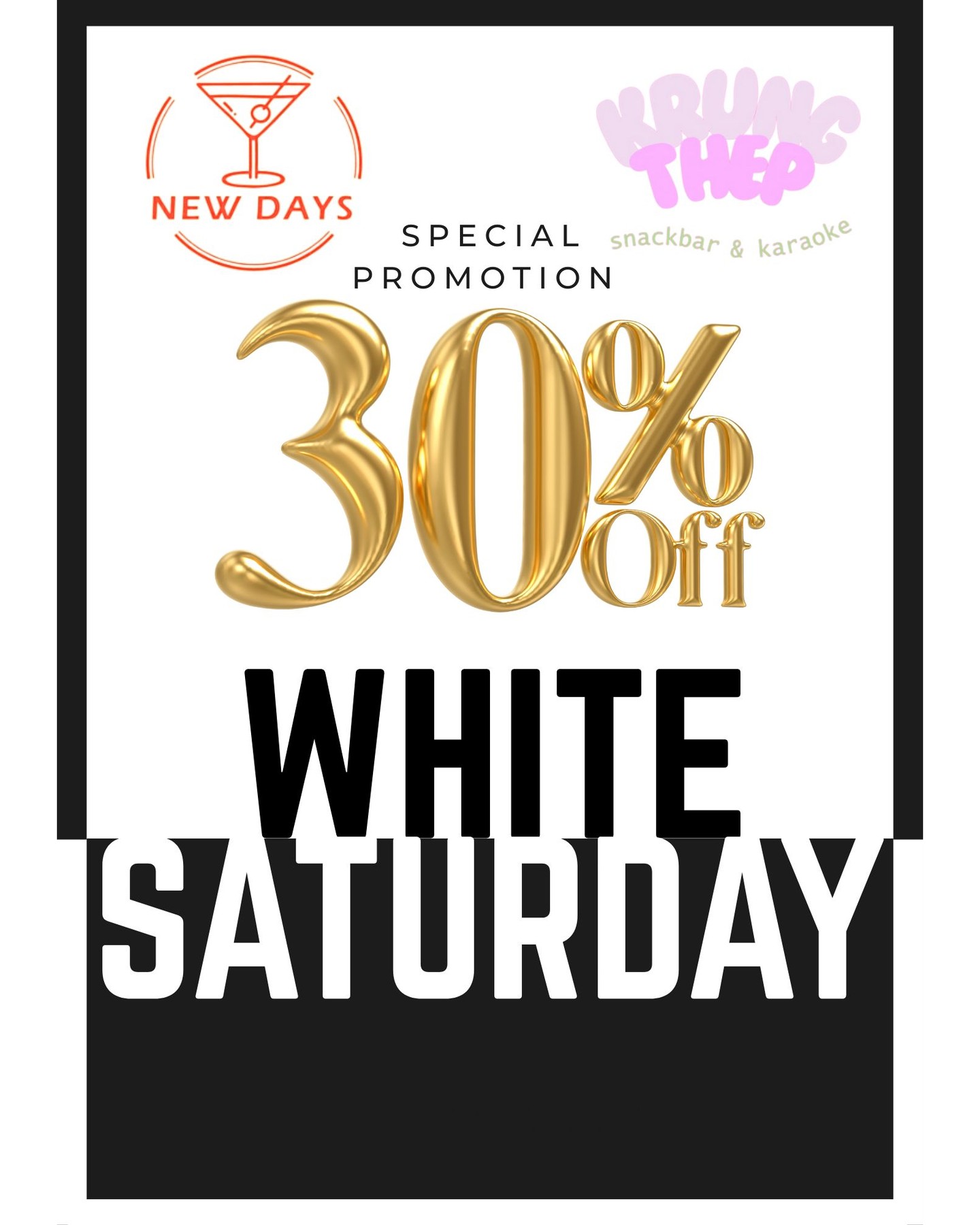 本日、バンコク・プロンポン（Sukhumvit 41）の
スナック＆カラオケ Krung Thep では、
土曜日限定の 特別なご案内 と
“ホワイトサタデー企画” をご用意しています🍸✨

週末の行き先を迷っている方へ。
落ち着いて飲むのも、楽しく盛り上がるのも選べる土曜日です。

📍 Sukhumvit 41, Phrom Phong, Bangkok
🕖 19:30〜癒されるまで

Today at Krung Thep Snack & Karaoke,
Sukhumvit 41, Phrom Phong, Bangkok —
we present a special Saturday gesture
along with our White Saturday plan 🍸✨

Let your weekend start here.

今天在曼谷Phrom Phong（Sukhumvit 41）的
Krung Thep卡拉OK酒吧
有 周六特别安排 及 “白色星期六”活动 🍸✨

今晚的第一站，就来这里吧。

#PhromPhong
#Sukhumvit41
#WeekendBangkok
#BangkokNightlife
#KrungThep
#BangkokSnackBar
#BangkokKaraoke
#BangkokGirls
#SaturdayNightBangkok
#BangkokWeekend
#バンコク土曜日
#プロンポン飲み
#バンコク駐在
#曼谷夜生活
#曼谷喝酒
#BangkokFunNight