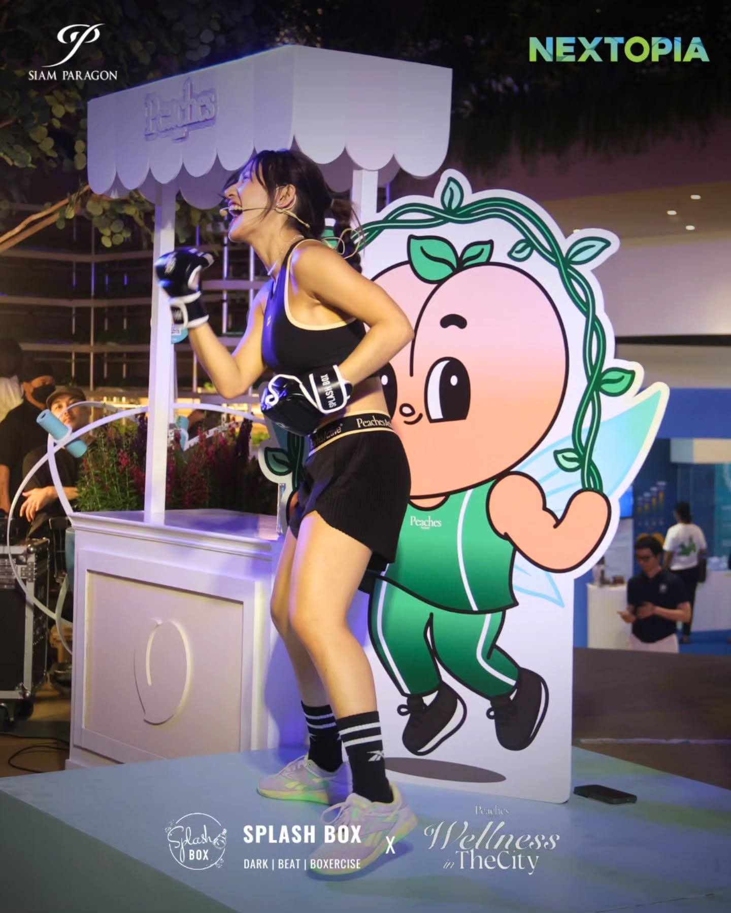 🫶💦 Good Health is the New Wealth.
So happy you came to join the class with @peaches.active.club x @splash_box_official at the  new zone, "NEXTOPIA" of Siam Paragon.

Let's do this again soon. 🥊