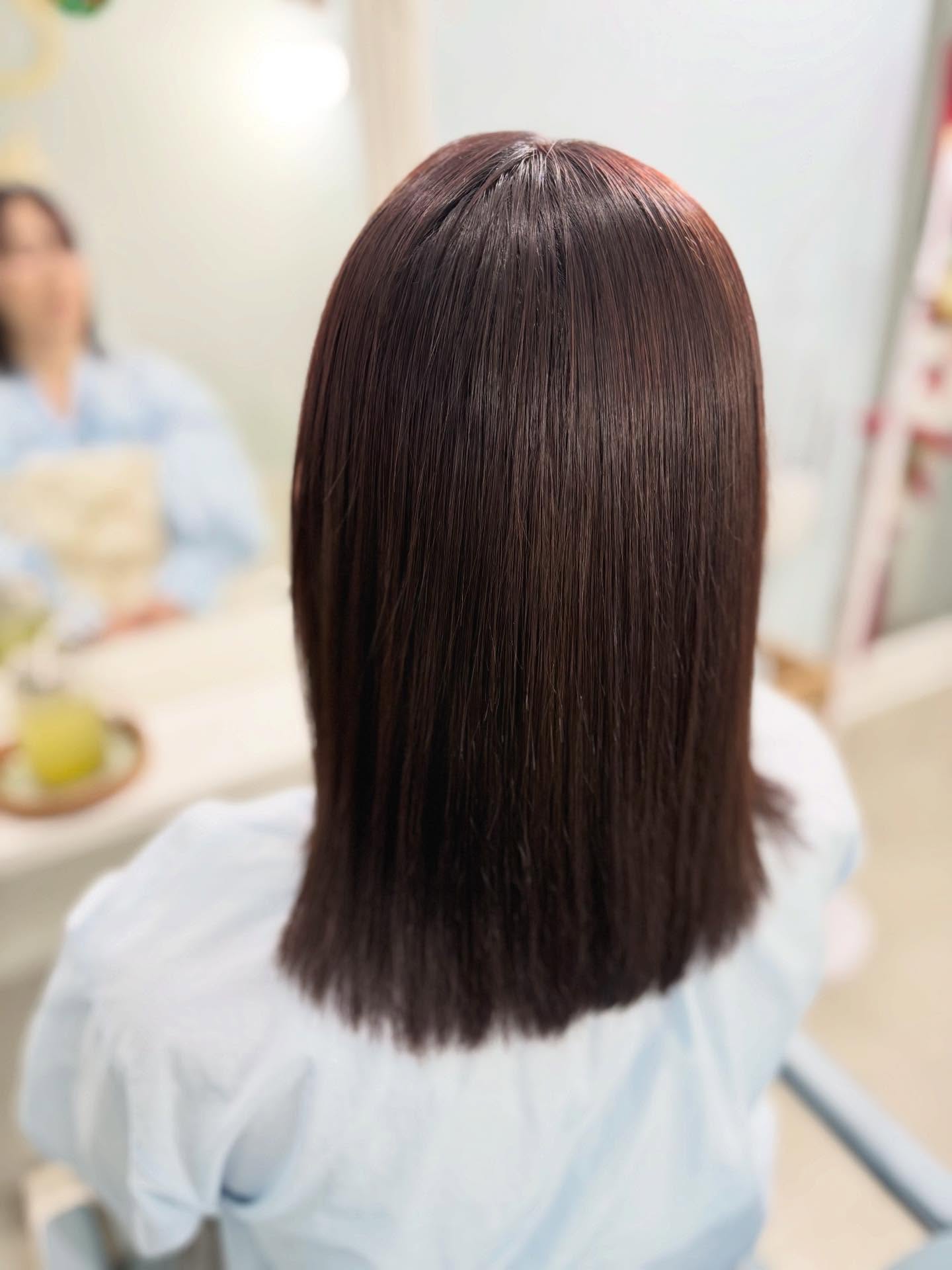 酸性ストレート、トリートメントストレート、ホントにオススメです☺️