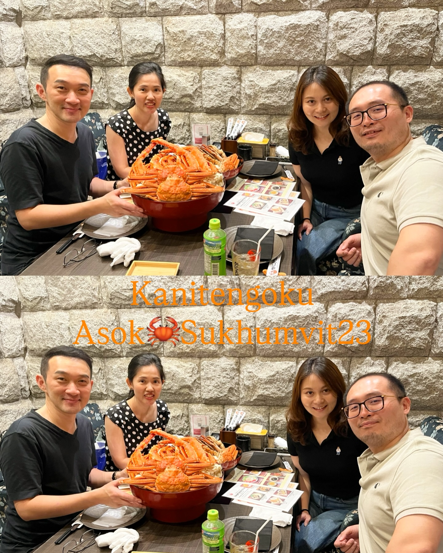 ご来店誠にありがとうございます🦀✨️
⁡
📍Kanitengoku Asok Sukhumvit23
📞0800743032
LINE @080vecfn