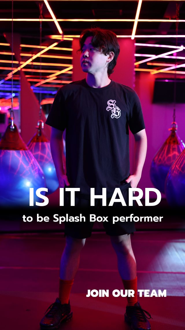 ​"Even a small step is proof that you're moving forward." 🎙️✨
— Kyota, Splash Box Top Performer

​Kyota faced a huge language barrier when he started, but through music and passion, he turned fear into connection. Now, he wants to push limits together with YOU!

​🔥 YOUR TIME IS NOW! WE ARE HIRING! 🔥
We are looking for a "New Star" to join our Performer team.

​Why Splash Box?
💡 Fresh & New: We embrace the bold ideas and self-expression of the New Gen.
💡 Grow Together: No experience? No fear. We provide full training from 0 to Pro!
💡 Impactful: You aren't just teaching; you’re creating better lifestyles and "positive vibes" for others.

​As Kyota says, our studio is a place where anyone can relax, try new things, and feel the excitement. He’s ready to support you with all his heart!

​📌 Apply Now!
Send your Resume (CV) to:
📧 Pawinee.sb.fit@gmail.com