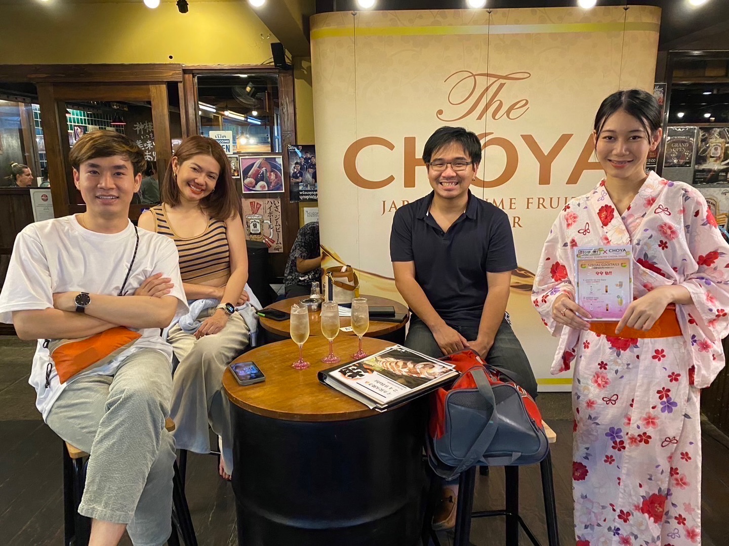 This weekend promotion 🔥
CHOYA Plum Wine Promotion‼️

🥃 One glass 99B
Bottle 🍾
Sarari 590B
Single Year 890B
We still have seats available, so we're looking forward to your reservation❗️

On Saturday and Sunday, the izakaya is open from noon‼️
Daytime drinking is very welcome 🍻
We are open continuously from 11:30 to 23:30🔥

17:00-19:00 is Explosive Happy Hour 😍
Super hot Buy 1 Get 2 🍺🍻
We offer various types of beer, chuhai, and highballs‼️
Families, children, and dogs 🐶 are also very welcome👍

Let's toast at Thonglor Yokocho this weekend 🍻🎶

#thongloryokocho #bangkoknightlife #이자카야 #이자카야맛집