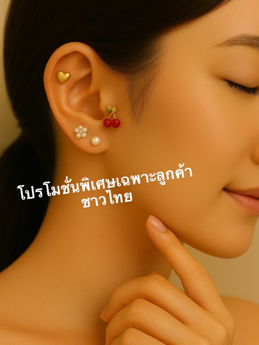 เครื่องประดับหูแบบจุดกดหูเหมาะสำหรับผู้ที่ไม่สามารถใส่ต่างหูได้ในชีวิตประจำวัน💎

การกระตุ้นจุดกดหูช่วยให้รู้สึกผ่อนคลายและลดความเครียดได้💖

ตอนนี้เรามีโปรโมชั่นพิเศษลด 10% สำหรับทุกเมนู✨ อย่าพลาดโอกาสนี้นะคะ🌈

 สุขภาพ · ความงาม

ร้านบิวตี้ซาลอนส่วนตัวแบบจองล่วงหน้าเท่านั้น ตั้งอยู่ที่ Phrom Phong
เราให้บริการแบบพรีเมียม โดยดูแลลูกค้าแต่ละท่านอย่างใส่ใจ
ในคอนเซ็ปต์
“การทำทรีตเมนต์ระดับมืออาชีพ × ราคาที่เข้าถึงได้”

ให้บริการ
・ดัดคิ้ว (Eyebrow Perm)
・ดัดขนตา (Lash Perm)
・จุดกดหู (Ear Acupressure)

สามารถจองคิวได้ทาง LINE
หรือโทรศัพท์ 098-473-2021 😊

耳ツボジュエリーは普段はピアスできないって方にもおすすめです💎

耳のツボを刺激することでリラックス効果やストレスの軽減にもなります💖

PAGEONEではシンプルなものから可愛い系のデザインまでご用意しております😊

LINEまたは電話0984732021で予約できます（ショートメッセージでも大丈夫です）💡
ご連絡をお待ちしています✨

皆様のご来店お待ちしております🌱