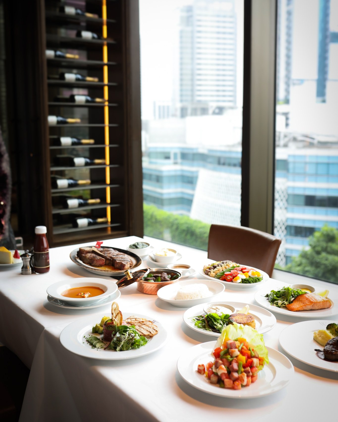 Prosperity begins at the table. Welcome the Year of the Horse with a grand gathering of family and the finest cuts of gold-standard beef.
​
Preparing a sophisticated atmosphere for the upcoming Lunar New Year celebrations. Plan your fortunate feast now.
​
𝐋𝐮𝐧𝐜𝐡 𝐒𝐩𝐞𝐜𝐢𝐚𝐥:
11:30 AM - 3:30 PM (Last order 3:00 PM)
​
𝐑𝐞𝐬𝐞𝐫𝐯𝐚𝐭𝐢𝐨𝐧:
064-567-2929
LINE ID: wg.reservation
reservation@wolfgangssteakhouse.th
​
𝐖𝐨𝐥𝐟𝐠𝐚𝐧𝐠'𝐬 𝐒𝐭𝐞𝐚𝐤𝐡𝐨𝐮𝐬𝐞 𝐁𝐚𝐧𝐠𝐤𝐨𝐤
Mon - Sun: 11:30 AM - 11:30 PM
3rd floor, The Storeys at One Bangkok
​
#WolfgangsSteakhouseThailand