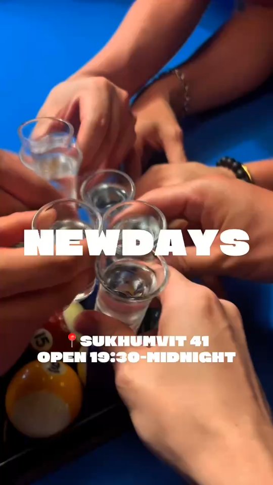💖 Tonight again! Ladies Night at Newdays 💖 
今日もレディースナイト開催✨ 
バンコク・スクンビットで気軽に立ち寄れるバー🍸 
友達と一緒に、飲んで笑って楽しい夜を🎶 
Bangkok bar near me / Sukhumvit nightlife を探している方にもおすすめ🌙 

💖 Ladies Night again tonight 💖 
Newdays is a popular Bangkok bar in Sukhumvit 🍸 
Perfect for a fun girls’ night out with drinks and good vibes 🎶 
Looking for a bar near me in Bangkok? See you tonight 🌙

💖 今晚继续 Ladies Night 💖 
Newdays 位于曼谷 Sukhumvit，是轻松好玩的酒吧🍸 
和朋友一起喝酒、聊天、享受美好的夜晚✨ 
适合搜索 Bangkok bar / Sukhumvit bar 的你🌙 

#LadiesNight 
#BangkokBar 
#SukhumvitBar 
#NewdaysBangkok 
#girlsnightout👯