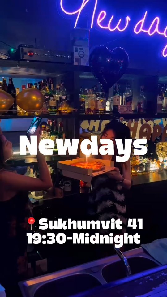 1月30日（金）も Newdays は元気に営業中🍻 
今夜はちょっと特別✨ 
👗 ドレスイベント開催 
🍺 ビール全品 100バーツ 
👩 女性限定 飲み放題 600バーツ 

スクンビットエリアでバーを探している方、 
お仕事帰りや飲み直しにもぴったりの一軒です🍸 
友達同士でも、おひとりでも大歓迎。 
今夜は Newdays で楽しい夜をどうぞ🎶 

Newdays is open as usual on January 30 🍻 
Tonight comes with a special vibe ✨ 
👗 Dress-up Night 
🍺 All beers only 100 THB 
👩 Ladies-only free flow 600 THB 

Looking for a bar around Sukhumvit or searching “bar near me”? 
Perfect spot to chill after work or start your night out 🍸 
Come hang out with friends or drop by solo — you’re always welcome. 
Let’s enjoy a great night at Newdays 🎶 

วันที่ 30 มกราคม Newdays เปิดให้บริการตามปกติค่ะ 🍻 
คืนนี้มีบรรยากาศพิเศษนิดนึง ✨ 
👗 อีเวนต์ชุดเดรส 
🍺 เบียร์ทุกชนิด 100 บาท 
👩 ผู้หญิงเท่านั้น ดื่มไม่อั้น 600 บาท 

ถ้ากำลังมองหาบาร์แถวสุขุมวิท หรือกำลังหา “bar near me” 
แวะมานั่งชิลหลังเลิกงานหรือมาเริ่มต้นค่ำคืนสนุก ๆ ได้เลยค่ะ 🍸 
มาได้ทั้งกับเพื่อนหรือมาคนเดียวก็ยินดีต้อนรับนะคะ 
คืนนี้เจอกันที่ Newdays ค่ะ 🎶

#NewdaysBangkok
#SukhumvitBar
#BangkokNightlife
#LadiesNightBangkok
#BarNearMe