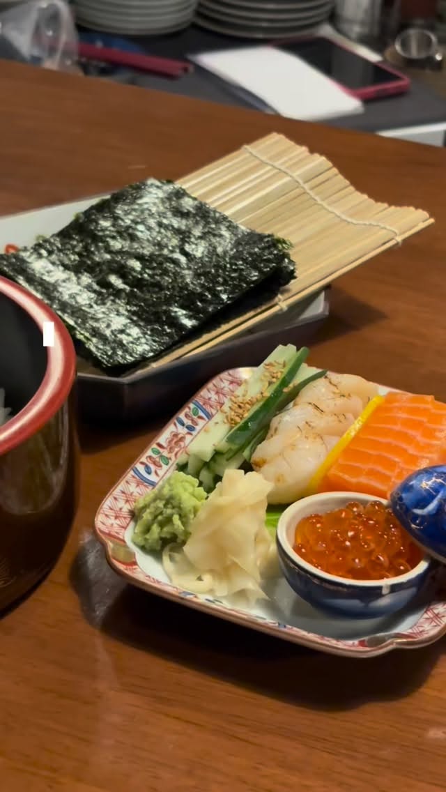 Roll into dinner at Kenji’s Lab! 🍣 Hand-craft your own bites with the Mini Temaki Set. Fresh, interactive, and perfectly bite-sized.

📍 Kenji’s Lab : Open Daily 
Weekday: 5PM - 11PM
Weekend: 11:30AM - 3PM / 5PM - 10:30PM 

#KenjisLab #Temaki #SushiLovers #BangkokEats