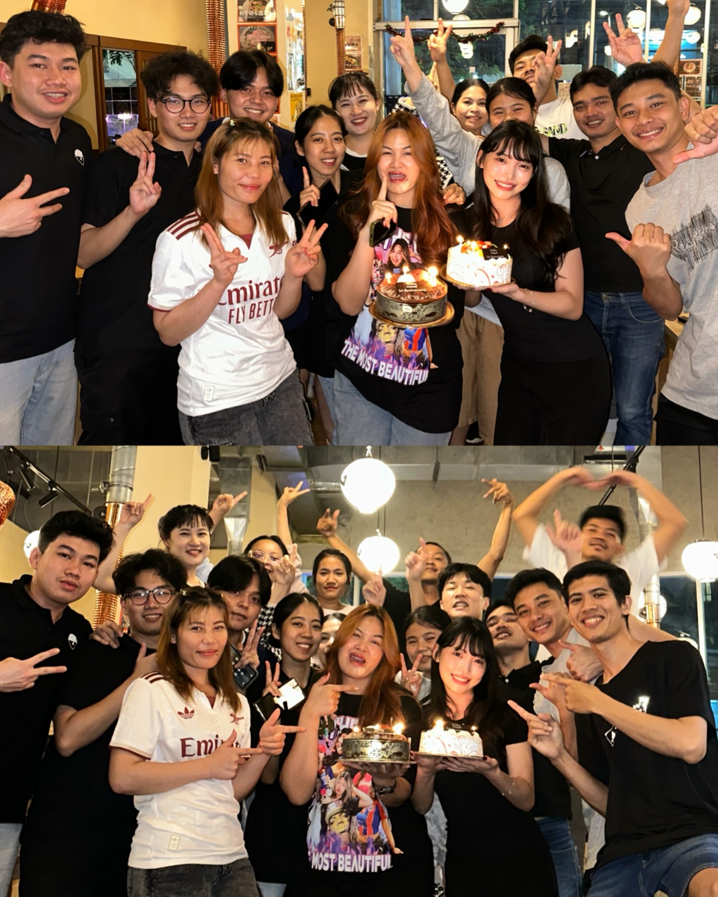 オンヌット店一年記念✨
大好きなスタッフ達と🥰
⁡