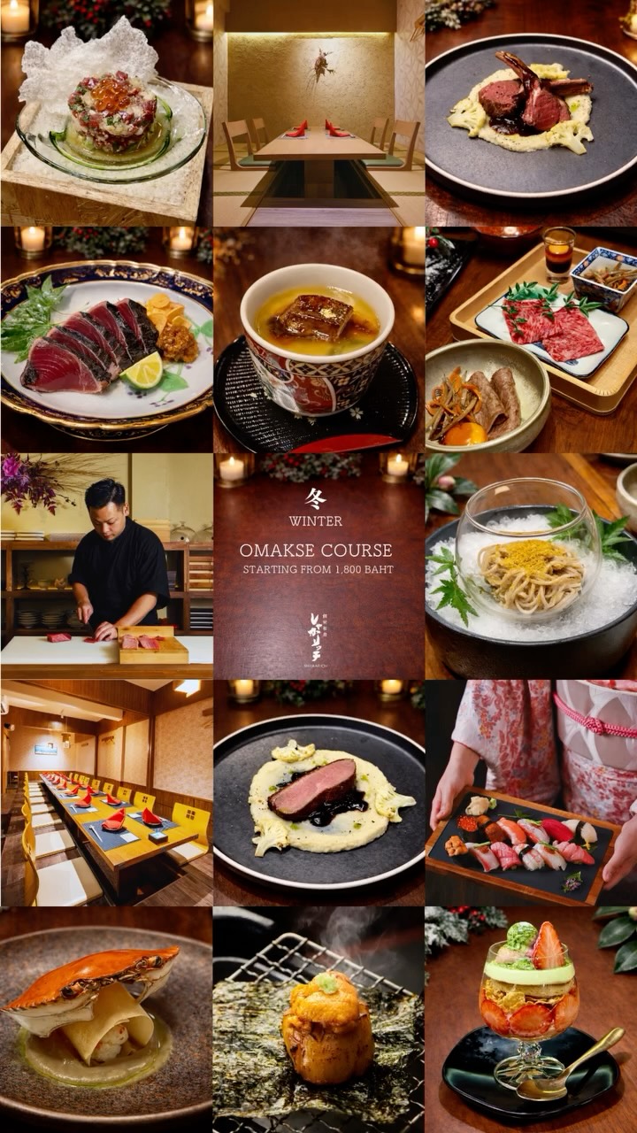 個室和食しゃかリッチ
冬限定のおまかせコース。

旬の食材を丁寧に仕立てた、
接待・会食に最適な一席です。
※完全予約制

-———————
คอร์สโอมากาเสะฤดูหนาว
พร้อมวัตถุดิบพรีเมียมตามฤดูกาล

ดินเนอร์ระดับไฮเอนด์
ในห้องส่วนตัวสุดหรู
※สำรองที่นั่งเท่านั้น

-———————
Winter Omakase Course
crafted with seasonal ingredients.

A refined private dining experience
for special occasions.
※Reservation required

*-*-*-*-*-*-*-*-*-*-*-*-*-*-*-
📝 For reservations and inquiries, 
contact us on LINE!
＠shakarich
*-*-*-*-*-*-*-*-*-*-*-*-*-*-*-*-

🍴SHAKARICH
📍Shilom Surawong
🕚11:00-Late
📞02-086-7898
🚪15 Private Rooms
(From 2P up to 20P)
🅿️Charn Issara Tower 1
🚄4 min walk from BTS Sala Deang

📍Thonglor Soi 14
🕚11:00-late
📞02-045-4032
🚪12 Private Rooms
(From 2P up to 22P)
🅿️Thonglor13 Home Place

#Shakarich #OmakaseCourse #個室和食 #BangkokJapanese #PremiumDining โอมากาเสะ FineDiningBangkok PrivateDining 冬の味覚 BangkokRestaurant