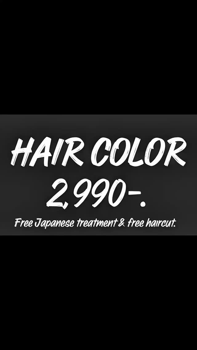 Hair Color Promotion – 2,990 THB ✨
Enjoy a complete hair coloring service for only 2,990 THB, including a FREE Japanese treatment specially designed for color-treated hair and a FREE haircut.

We use High quality products from Japan 

🚘 ฟรีที่จอดรถ
👇🏻
Booking : 📕
Line oa @cyanbkk
Tel. 020092616
 0622922841
Open hours :⏰
Everyday 9.30-18.30 น.
#fyp #innercolor #日経サロン #japanesefashion 
#สีผม #สีผมสวยๆ #Treatment #ตัดผมสไตล์ญี่ปุ่น #ทำสีผมสไตล์ญี่ปุ่น#ออกแบบทรงผม #balayage #Airtouch #highlights #ยืดวอลลุ่ม #layerscut
#milbonthailand #ariminothailand #สีผมยอดฮิต #ติดเทรนด์ #สีผมแฟชั่น #ร้านทำผมใกล้คุณ #color #haircolor #haircolorspecialist #กรุงเทพ #ร้านทำผมทองหล่อ #HighqualityproductsfromJapan