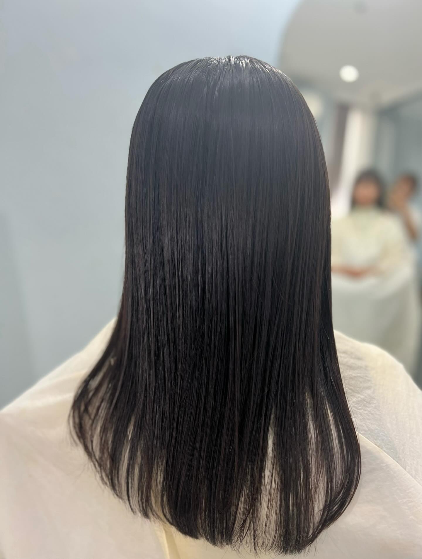 KINUトリートメント🫧ダメージによる広がりや絡まりも収まって扱いやすくなります😊