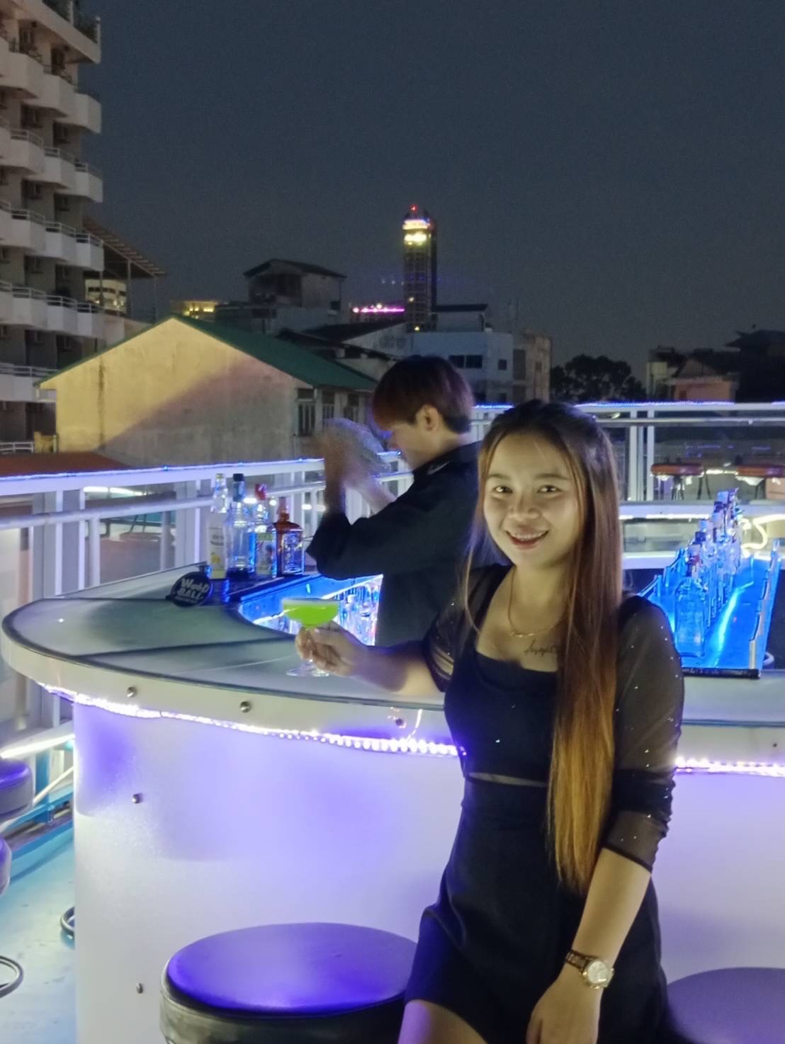 A place to relax and enjoy the evening…..come visit and have a few drinks on our rooftop. We also have a full food menu if you’re hungry. Our bar can be easily found across from Fahrenheit Agogo on Walking Street.