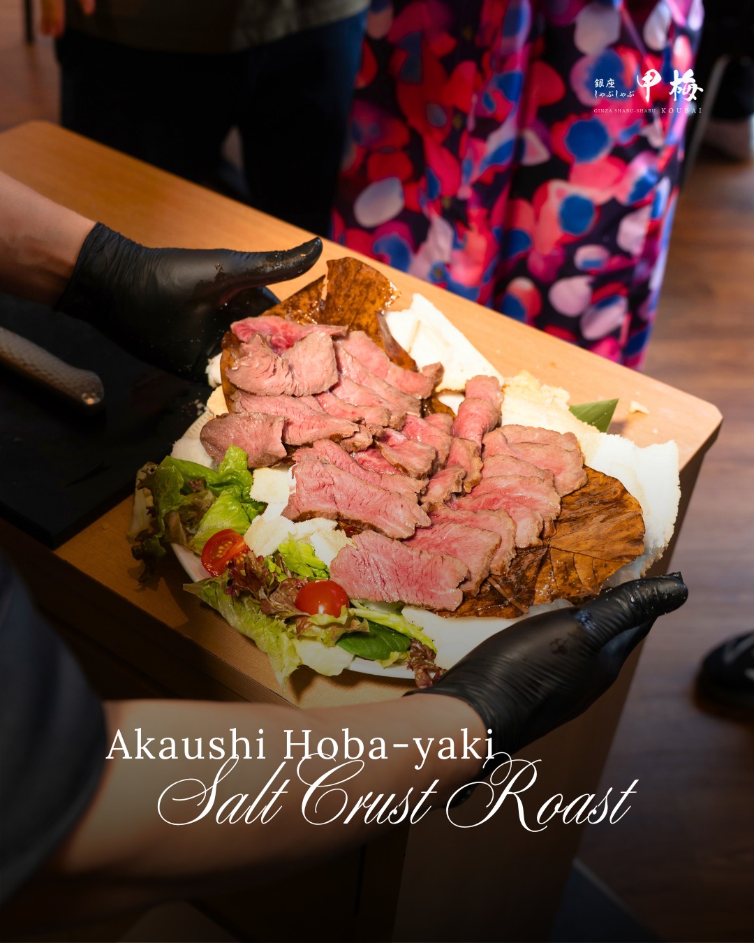 Akaushi Hoba-yaki Salt Crust Roast is now available at KOUBAI.BKK. 🥩
For a seamless experience, we recommend reserving in advance. 

We’ll take care of the rest, preparing each dish with precision, ready to be served at its finest, just for you.

📍 KOUBAI BKK, 5th Floor, Dusit Central Park

🕰️ Weekdays
Lunch: 11:30–15:00 (L.O. 14:00)
Dinner: 17:30–22:00 (L.O. 21:00)
🕰️ Weekends
Lunch: 11:00–16:00 (L.O. 15:00)
Dinner: 17:30–22:00 (L.O. 21:00)

#KOUBAI #KOUBAIBKK