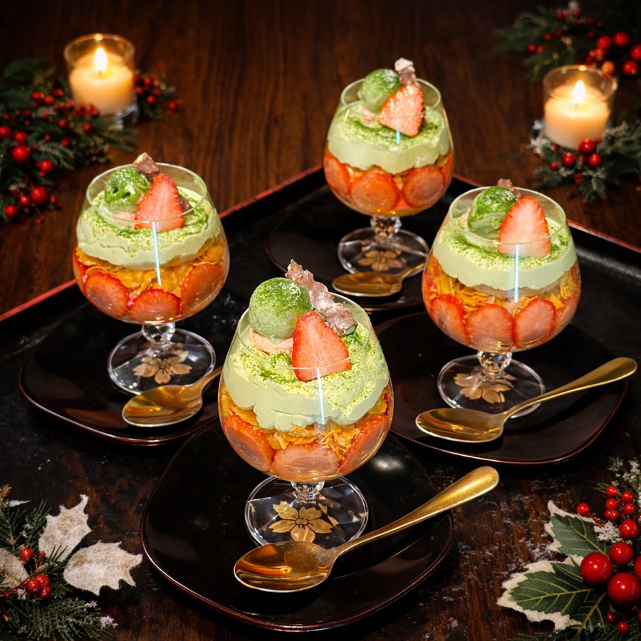 濃厚な抹茶の香りと、
やさしい甘さが重なる大人の和パフェ。

食後のデザートに。
お食事の余韻を、上品な甘さで締めくくる一品です。

Matcha Parfait.
Rich green tea flavor layered with delicate sweetness.

The perfect dessert to complete your meal,
bringing a refined finish to your dining experience.

ご予約・お問い合わせはプロフィールの公式LINEまたはお電話で。
For reservations or inquiries, kindly contact us via our Official LINE in our profile or by phone.