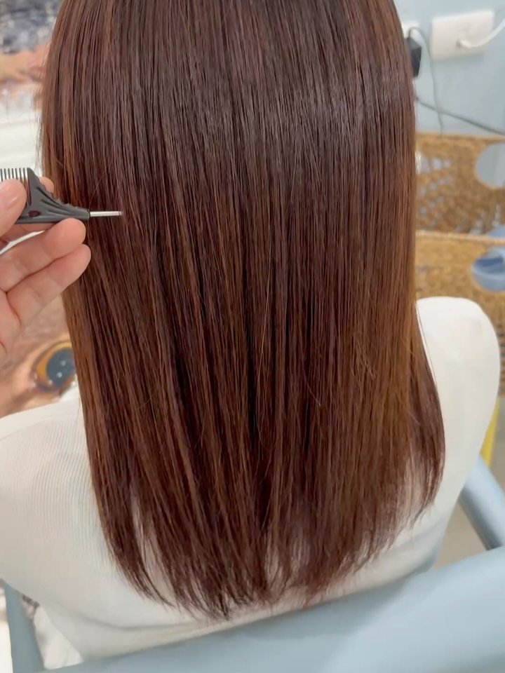 ansRのトリートメントでぷるぷるの艶髪に✨