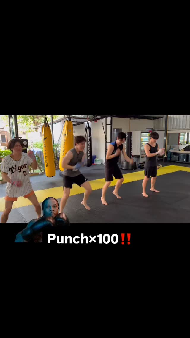 Punch×100‼️
青春時代

#muaythai #バンコク旅行 #ムエタイ #タイ旅行