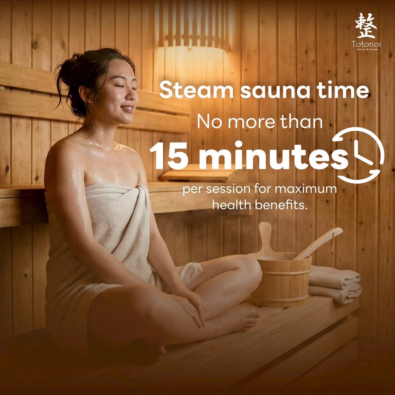 ✨♨️Unlock 15 Minute ! Optimize your steam session for maximum results. Rejuvenate your body in one short session and feel fully refreshed. 🍃

✨♨️ปลดล็อกเวลา 15 นาที! เพิ่มประสิทธิภาพการอบไอน้ำของคุณเพื่อผลลัพธ์สูงสุด ฟื้นฟูร่างกายของคุณในเวลาอันสั้นและรู้สึกสดชื่นอย่างเต็มที่🍃

⏰ Open Daily from 10:00 AM – 10:00 PM
📍 Totonoi Sauna & Onsen
☎️ 065-820-4406
📧 saunnerpro@gmail.com
🌐 totonoisauna-onsen.com

#TotonoiSauna #Sauna #BangkokWellness #SaunaBangkok
#SaunaThailand #SaunaTime #WellnessJourney #RelaxRecharge
#JapaneseSauna #SaunaLifestyle #Steamsauna