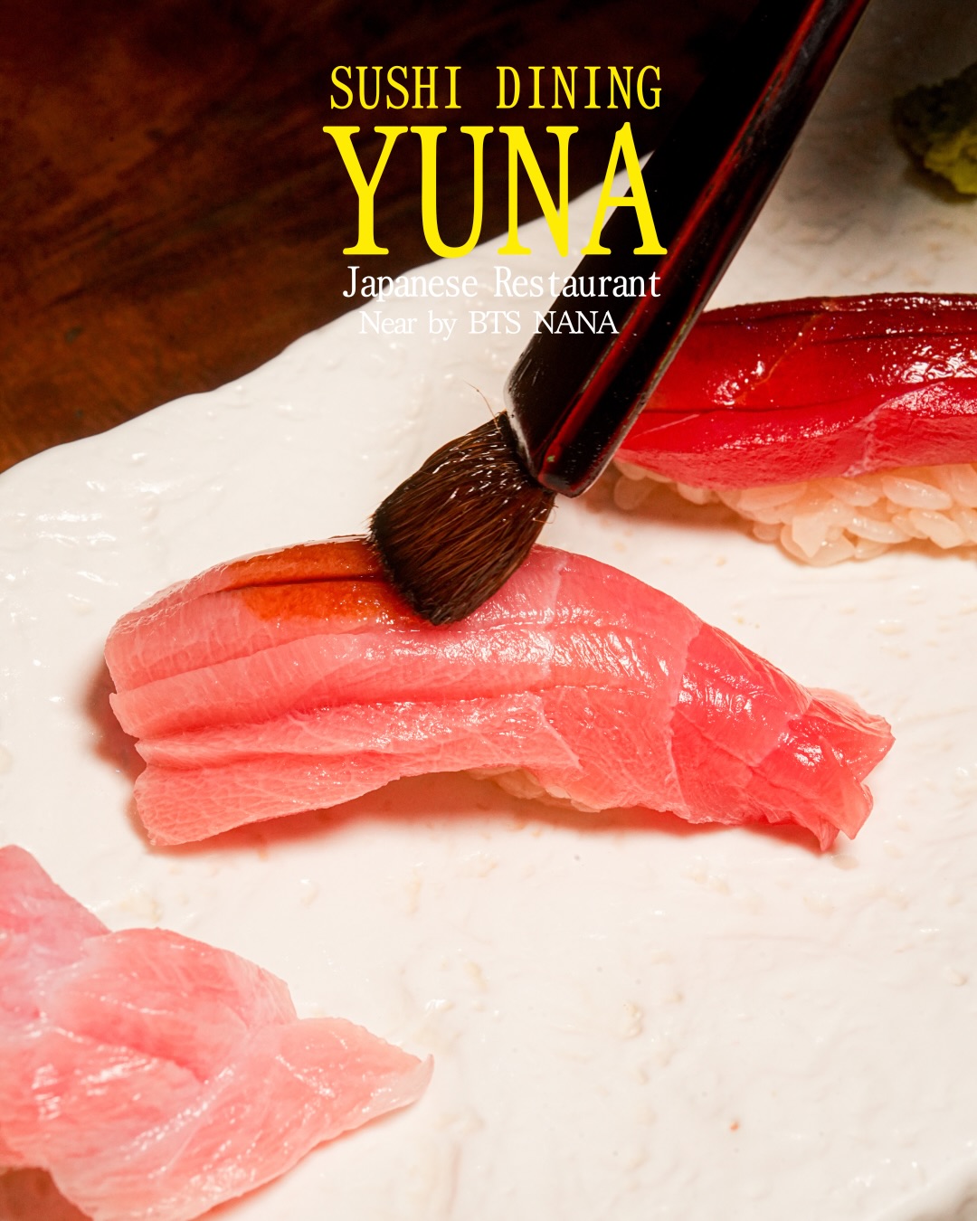 Three Cuts of Tuna Sushi🍣
Otoro, Chutoro, and Akami.
Experience the different textures and richness of premium tuna in three perfect bites.

⸻
ซูชิทูน่า 3 ระดับ
โอโทโร่ ชูโทโร่ และอะคามิ
สัมผัสรสชาติและเนื้อสัมผัสที่แตกต่างของทูน่าระดับพรีเมียมใน 3 คำพอดี

@yunajapaneserestaurant 
📍 Near BTS Nana
　 Sukhumvit 11/1 Alley
📞 Tel: 02-067-2602
⏰ 11:00–01:00

For reservations, please call or DM us.
