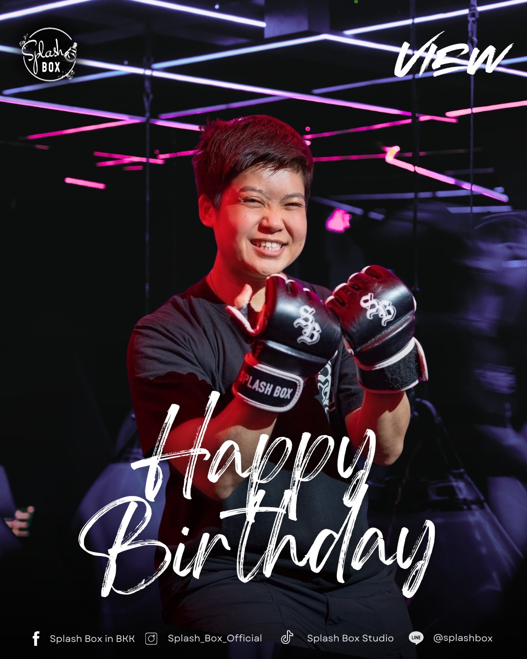 Happy Birthday to our beloved performer, View! 🥊✨ 

Thank you for always bringing up the energy and inspiring everyone around you. 

Take a moment right now and leave a comment sharing your favorite memory of View's class! 👇 🎂🔥