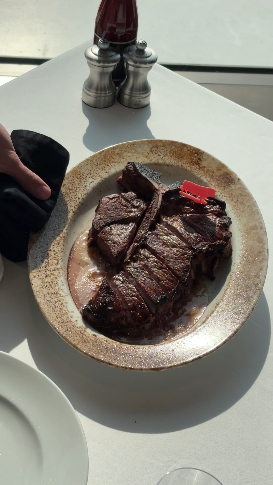 Why the "Sizzle" matters. 
​
At Wolfgang’s Steakhouse Thailand, we don't just cook steak; we engineer the perfect sear. Our USDA Prime beef is broiled at an intense heat and served on a Sizzling plate.
​
The Result? A char crust that locks in the nutty, dry-aged flavors of our dry-aged average 28-day beef. Listen for the "Sizzle" when our team presents your Porterhouse—it’s the sound of Wolfgang's Steakhouse New York tradition in the heart of One Bangkok.
​
Experience the heat now!
​
━━━━━
For Reservation:
064-567-2929
 LINE ID: wg.reservation
reservation@wolfgangssteakhouse.th
━━━━━
Wolfgang's Steakhouse Bangkok
3rd Floor, The Storeys at One Bangkok
Hours:
Monday - Sunday from 11:30 AM – 11:30 PM (Last order 10:30 PM)
Lunch: 11:30 AM – 3:30 PM (Last order 3:00 PM)
​
#WolfgangsSteakhouseThailand #OneBangkok #BangkokDining #USDAPrime