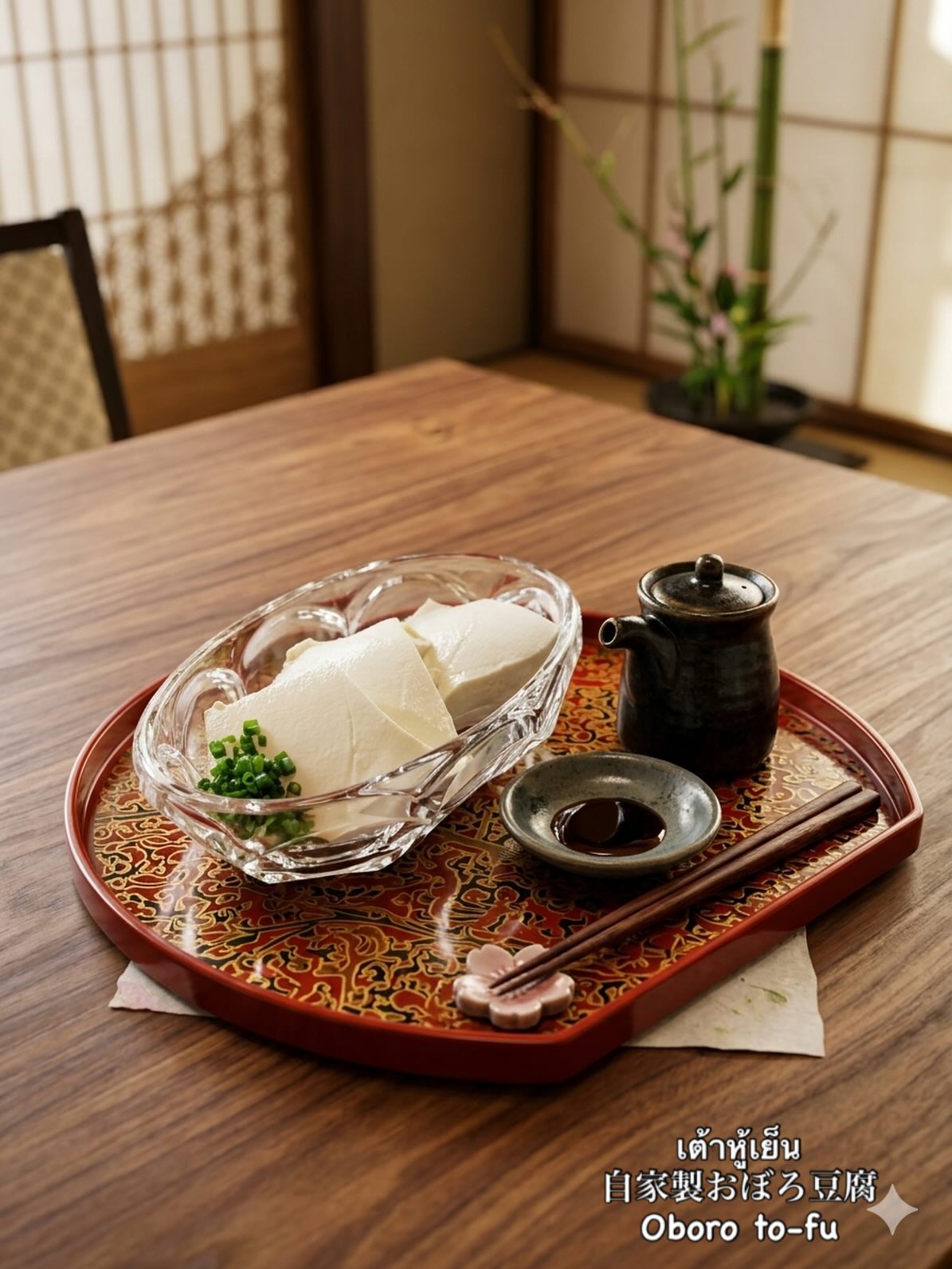 อร่อยจนลืมไม่ลง! ต้องบอกว่าเต้าหู้เย็นโฮมเมดที่ร้านนี่สุดยอดจริงๆ 😍 เนื้อเต้าหู้นุ่มละมุนลิ้น ทานคู่กับปลาแห้งกรอบๆ ยิ่งเพิ่มรสสัมผัสที่หลากหลาย เมื่อราดซอสโชยุลงไป บอกได้คำเดียวว่าเป็นคู่หูที่เข้ากันสุดๆ เปลี่ยนมื้อเย็นธรรมดาให้กลายเป็นมื้อพิเศษไปเลย! 🍣✨ เหมาะจะทานยามเย็นหลังเลิกงานหรือจะชวนเพื่อนๆ มานั่งชิลล์กันก็ได้ ของดีแบบนี้พลาดไม่ได้แล้ว 🌟 มาลองสัมผัสความอร่อยและให้รางวัลตัวเองกับเมนูนี้ดูสักครั้ง บอกเลยว่าไม่ผิดหวัง ทั้งอิ่มท้องและอิ่มใจไปพร้อมกัน

忘れられない美味しさ！お店自家製の冷ややっこは本当に最高です 😍 テンメンジャンのようにやわらかく滑らかな豆腐と、カリカリの魚フレークを一緒に食べると、食感も多彩に楽しめます。しょうゆソースをかけると、一言で言うと最高のコンビネーション！普通の夕食を特別なひとときに変えてくれます🍣✨ 仕事帰りの夕方や、友達を誘ってまったり過ごすのにもぴったり。こんな美味しいものを見逃す手はありません🌟 一度このメニューを味わって、自分へのご褒美にしてみてください。期待を裏切らないおいしさで、お腹も心も満たされますよ。

#HomemadeTofu
#JapaneseCuisine
#โชฟูเจพาร์ค
#Jpark 
#Chofujpark