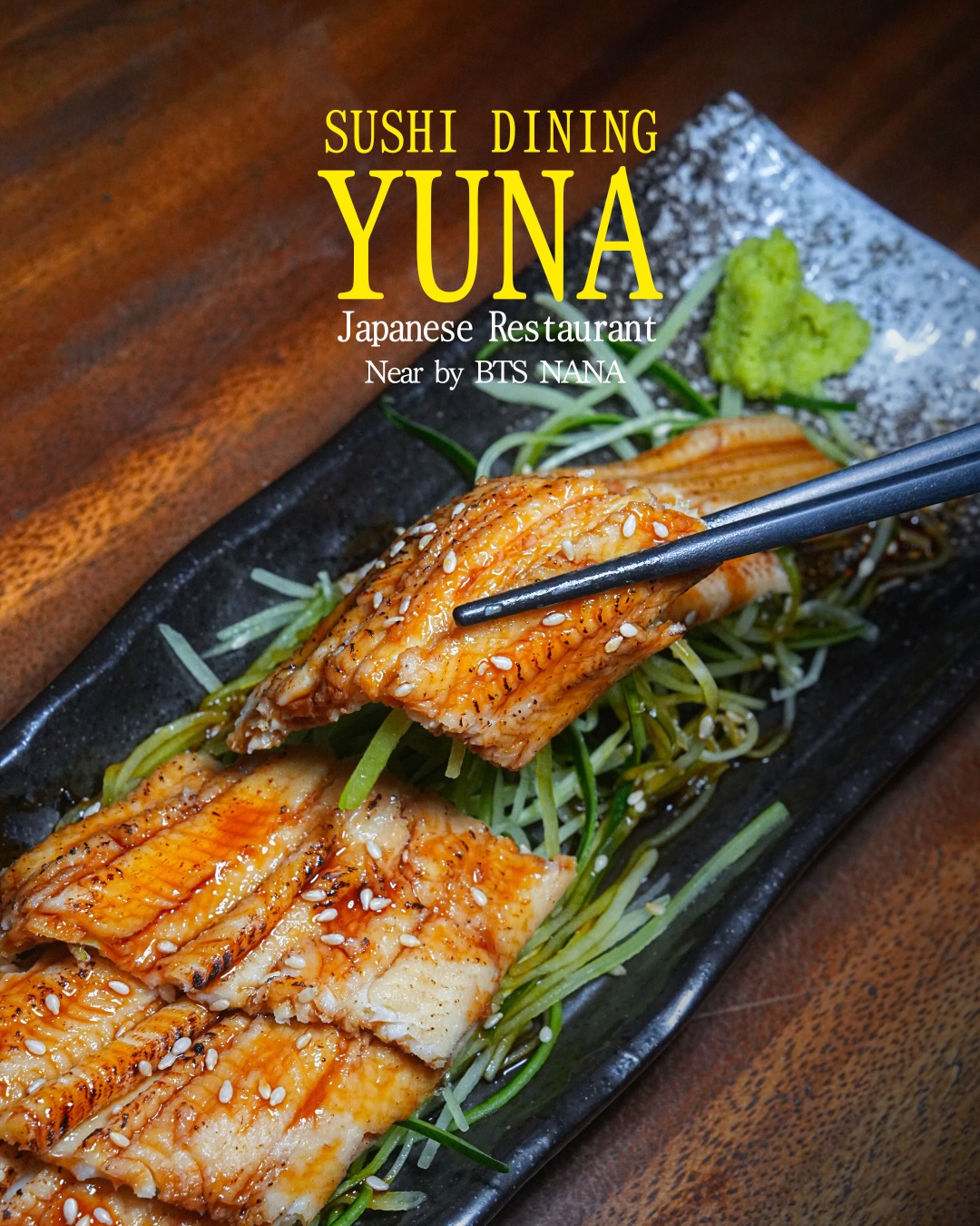 Simmered conger eel, meltingly tender and rich in flavor.
A perfect balance of sweet and savory that gently spreads in your mouth.

An elegant bite to enjoy with your drink.

ปลาไหลทะเลตุ๋น เนื้อนุ่มละลายในปาก
รสหวานเค็มกลมกล่อม หอมละมุนทุกคำ

เหมาะสำหรับทานคู่กับเครื่องดื่มแบบเพลินๆ

📍 Near BTS Nana
　 Sukhumvit 11/1 Alley
📞 Tel: 02-067-2602
⏰ 11:00–01:00

For reservations, please call or DM us.