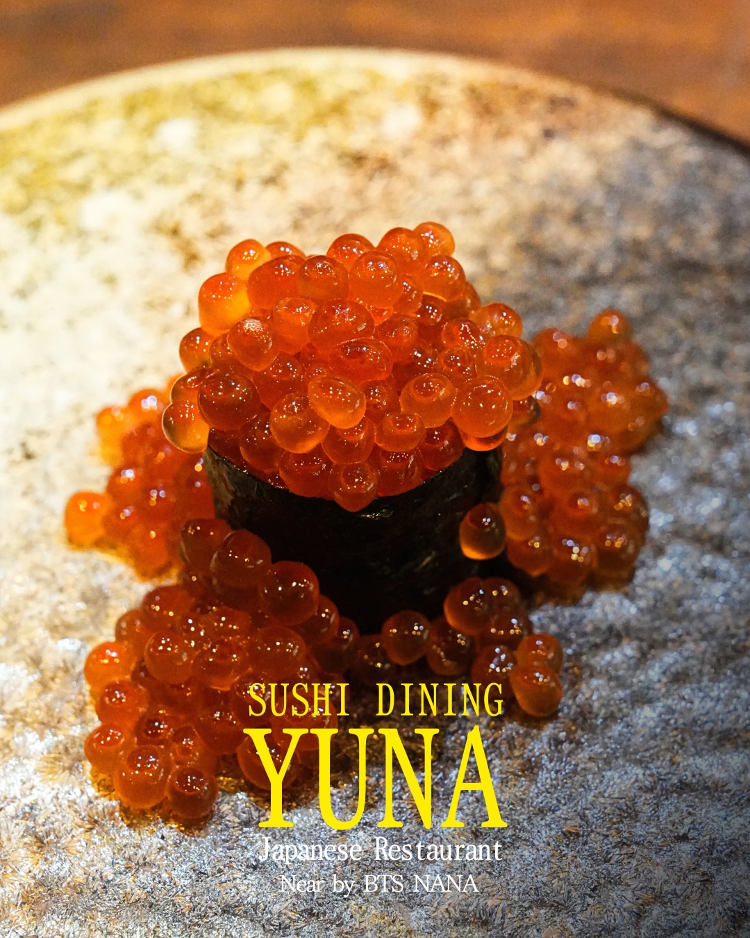 Overflowing Ikura Sushi 🍣✨
One piece per person only.

Regular price: 522 THB
🔥 April special: 199 THB++ 🔥

Don’t miss this limited offer.
First come, first served.

⸻

ซูชิอิคุระล้นๆ 🍣✨
จำกัด 1 คน ต่อ 1 คำเท่านั้น

ราคาปกติ 522 บาท
🔥 โปรเดือนเมษายน เหลือเพียง 199 บาท++ 🔥

ของมีจำนวนจำกัด รีบมาลองก่อนหมดนะ

#yuna #japanesefood #bkkjapaneserestaurant