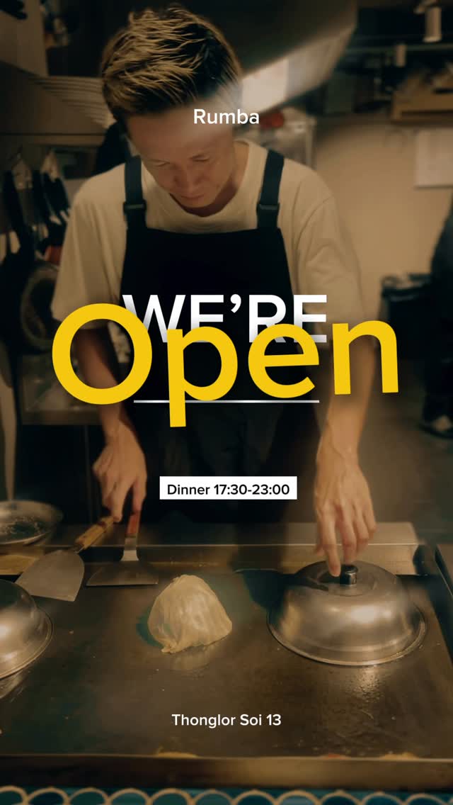 Thonglor Rumba
<夜の営業>
17:30-23:00(22:30)
ピリッとよろしくお願いします🙇🙇‍♂️

※ソンクランは13日~15日お休みです
16日のランチから通常営業🈺

#トンロールンバ #トンロー #スープパスタ #🇹🇭 
#タイが好き ♪( ´θ｀)ノ