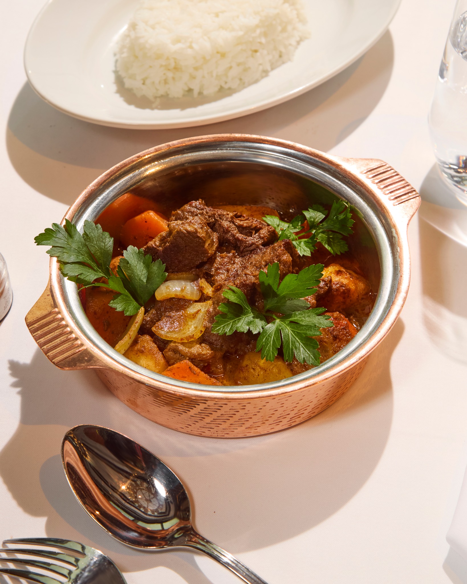 Fueling up for the festivities?
​
Tradition, elevated. This Songkran, we’re bringing a New York soul to a Thai masterpiece.
​
Beef Stew Massaman. We’ve taken the "World’s #1 Dish" and reimagined it with our signature USDA Prime Beef, slow-braised until it melts at the touch of a fork. Rich, aromatic, and deeply flavorful—it’s a tribute to our home at Wolfgang’s Steakhouse Thailand.
​
Available for Lunch only from 11:30 AM – 3:30 PM (Last order 3:00 PM).
​
━━━━━
For Reservation:
064-567-2929
LINE ID: wg.reservation
reservation@wolfgangssteakhouse.th
━━━━━
Wolfgang's Steakhouse Bangkok
3rd Floor, The Storeys at One Bangkok
Hours:
Monday - Sunday from 11:30 AM – 11:30 PM (Last order 10:30 PM)
Lunch: 11:30 AM – 3:30 PM (Last order 3:00 PM)
​
#WolfgangsSteakhouseThailand #OneBangkok #BangkokDining #USDAPrime