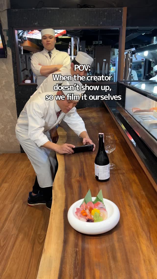 POV: When the creators doesn’t show up for filming